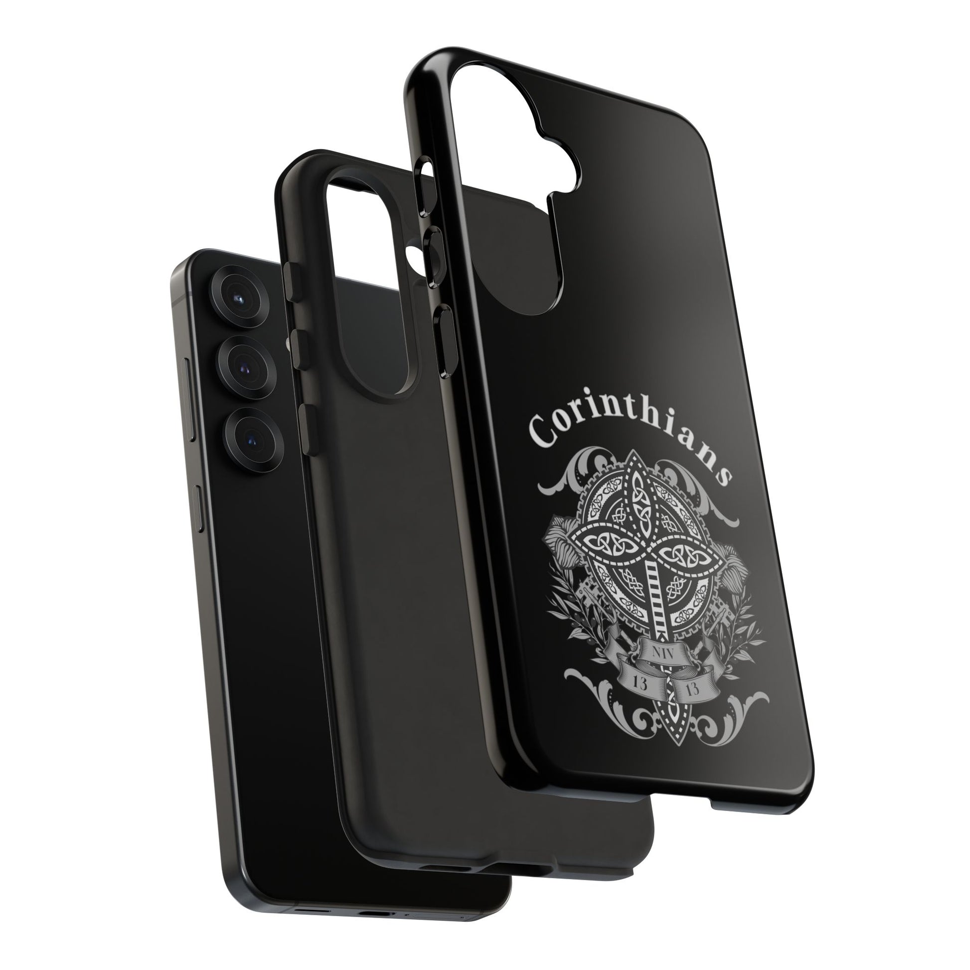 Corinthians Tough Case: Durable Phone Protection, Christian Gift, Unique Design, Trendy Accessory, Faith-Based Style