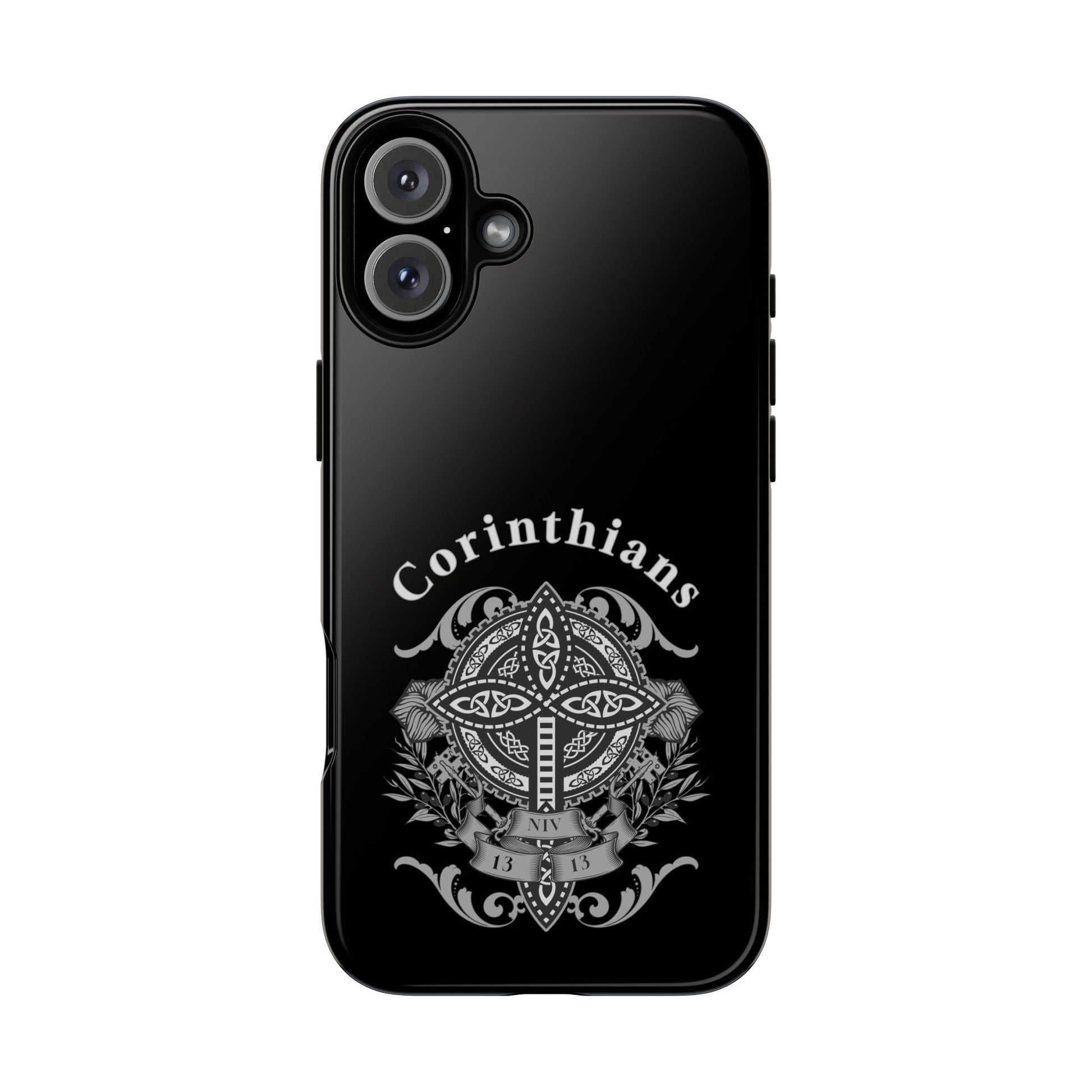 Corinthians Tough Case: Durable Phone Protection, Christian Gift, Unique Design, Trendy Accessory, Faith-Based Style