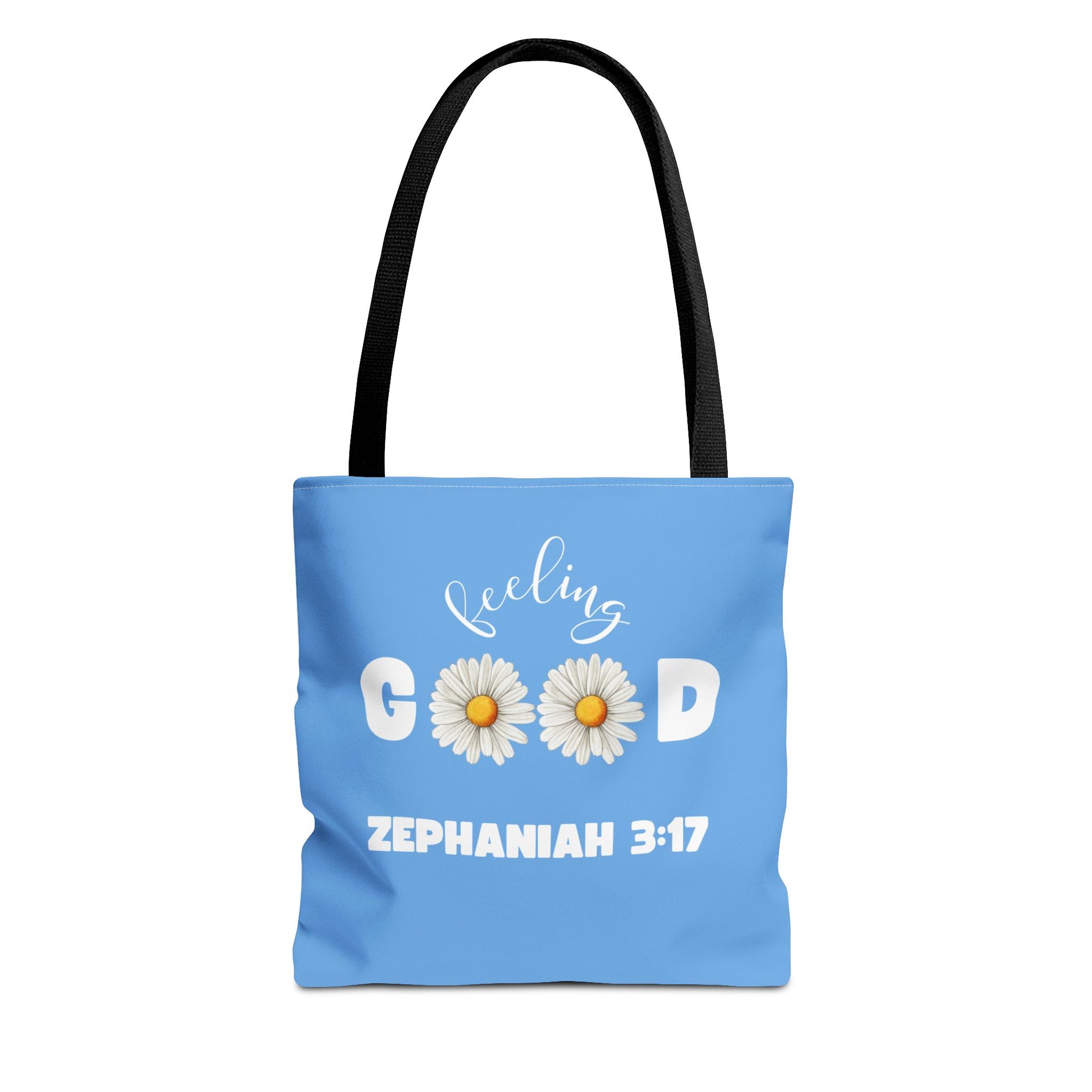 Inspirational Tote Bag - Feeling Good, Floral Design, Scripture Quote, Motivational Gift, Everyday Use, Church Events