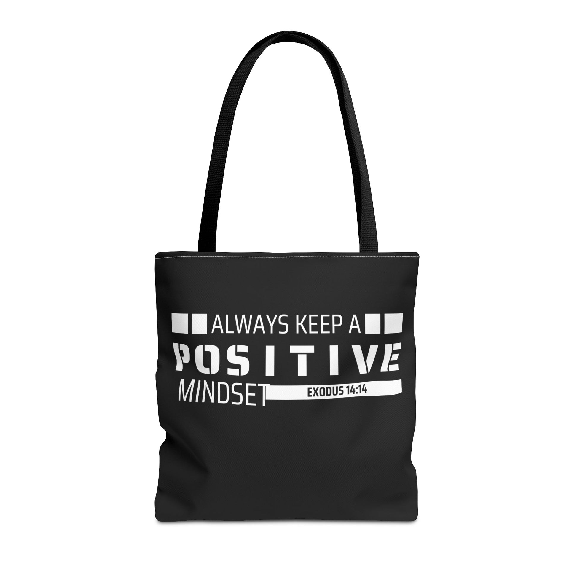 Always Keep A Positive Mindset Tote Bag, Inspirational Bag, Eco-Friendly Carryall, Motivational Gift, Affirmation Tote, Daily Reminder