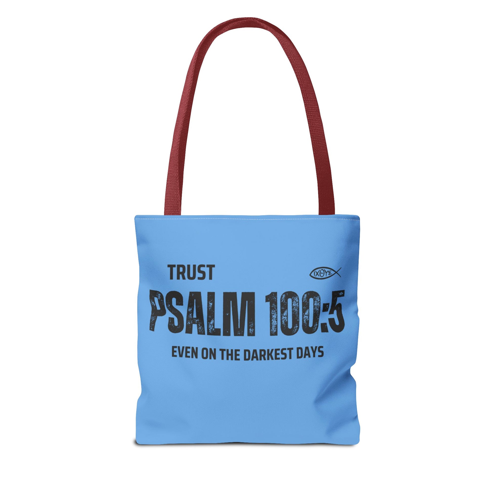 Inspirational Tote Bag - Trust Psalm 100:5, Faithful Christian Gift, Encouragement Accessory, Sustainable Shopping Bag, Inspirational [...]