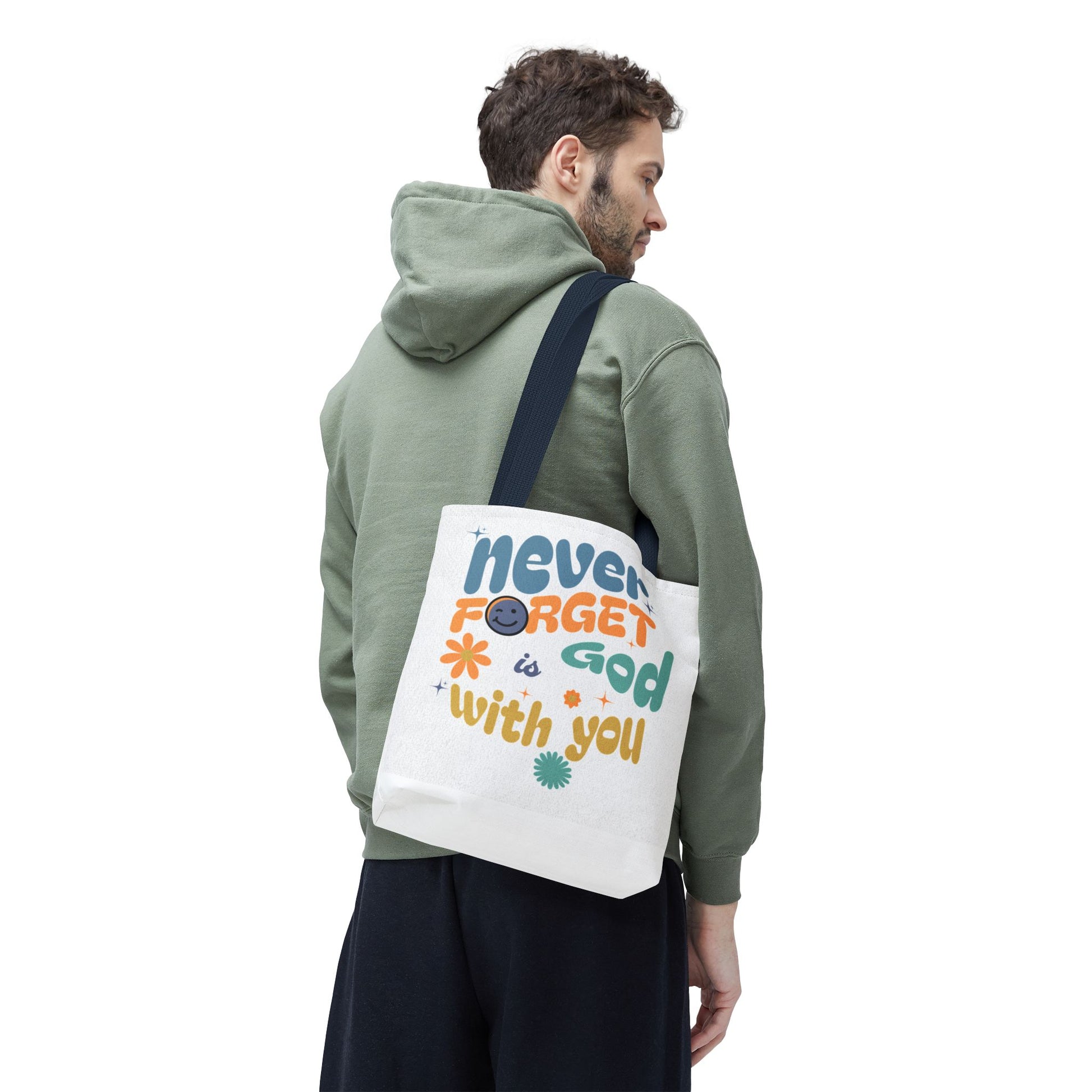⭐ Never Forget Tote Bag – Deuteronomy 31:6