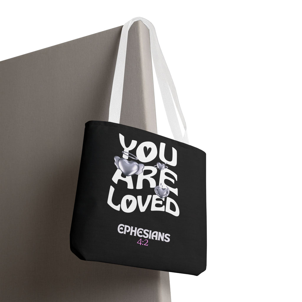 ⭐ "You Are Loved" Tote Bag – Ephesians 4:2
