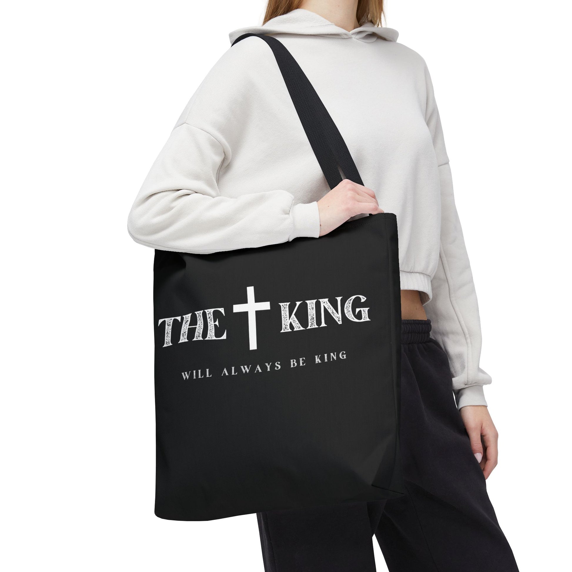 Faith-Inspired Tote Bag, Christian Tote, Shopping Bag, Bible Verse Bag, Gift for Believers, Church Accessory