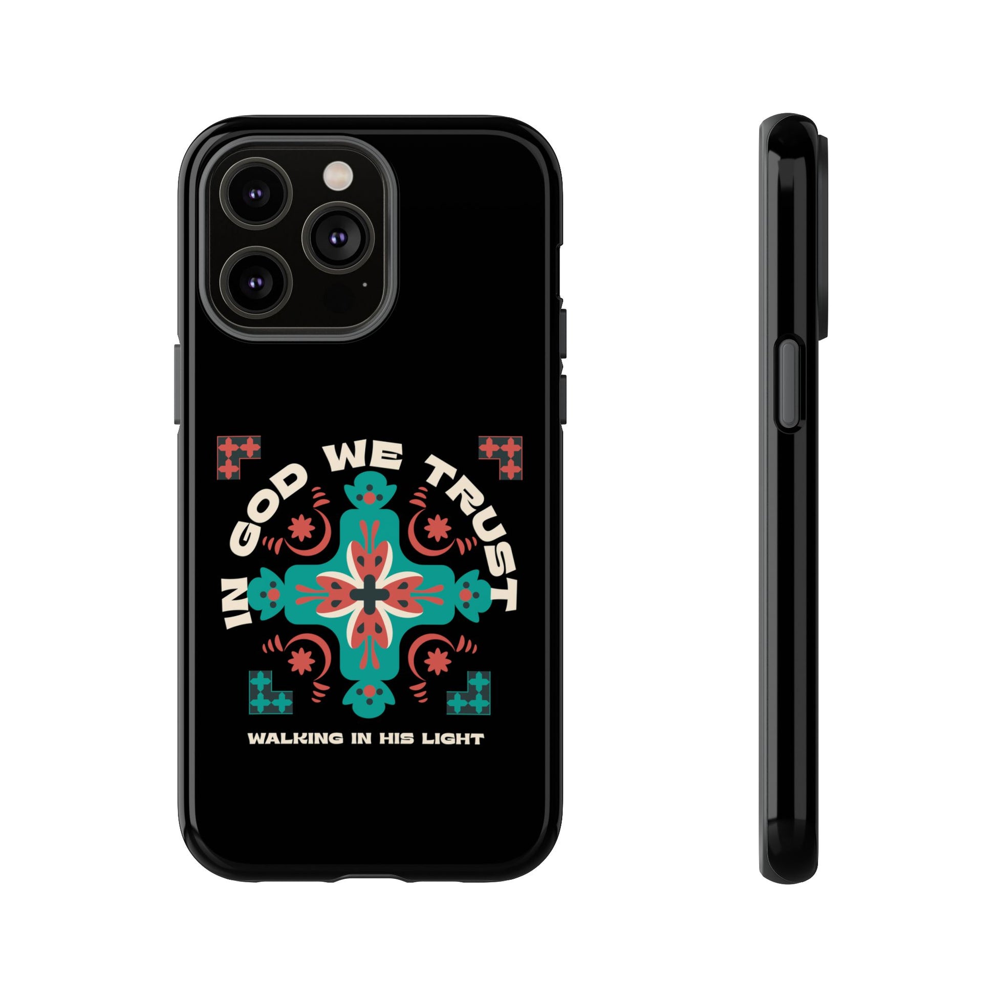 Tough Cases - In God We Trust Phone Case, Spiritual Phone Protector, Christian Cell Cover, Faith-based Accessory, Inspirational Gift