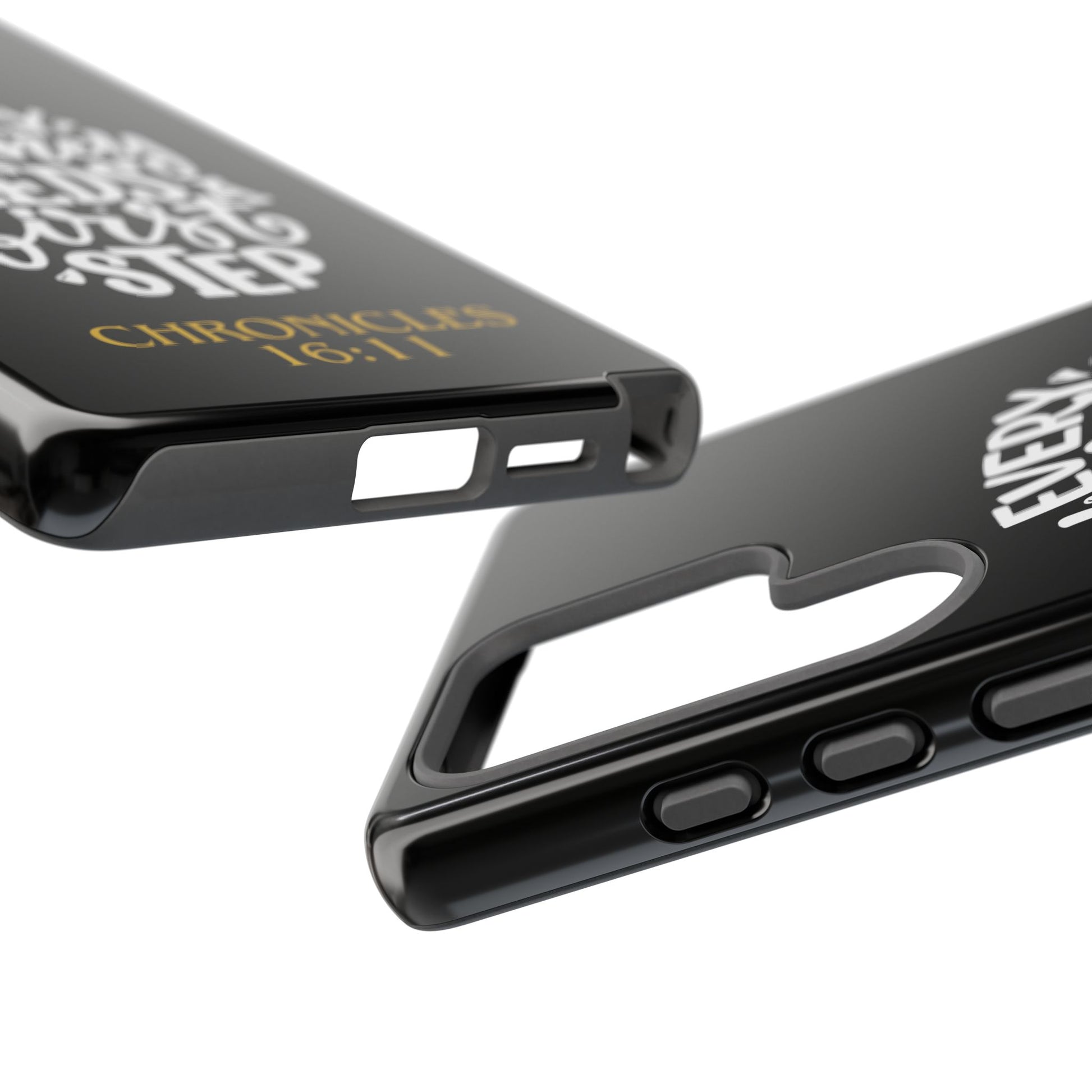 ⭐ Every Journey Needs a First Step 1 Chronicles 16:11 Phone Case