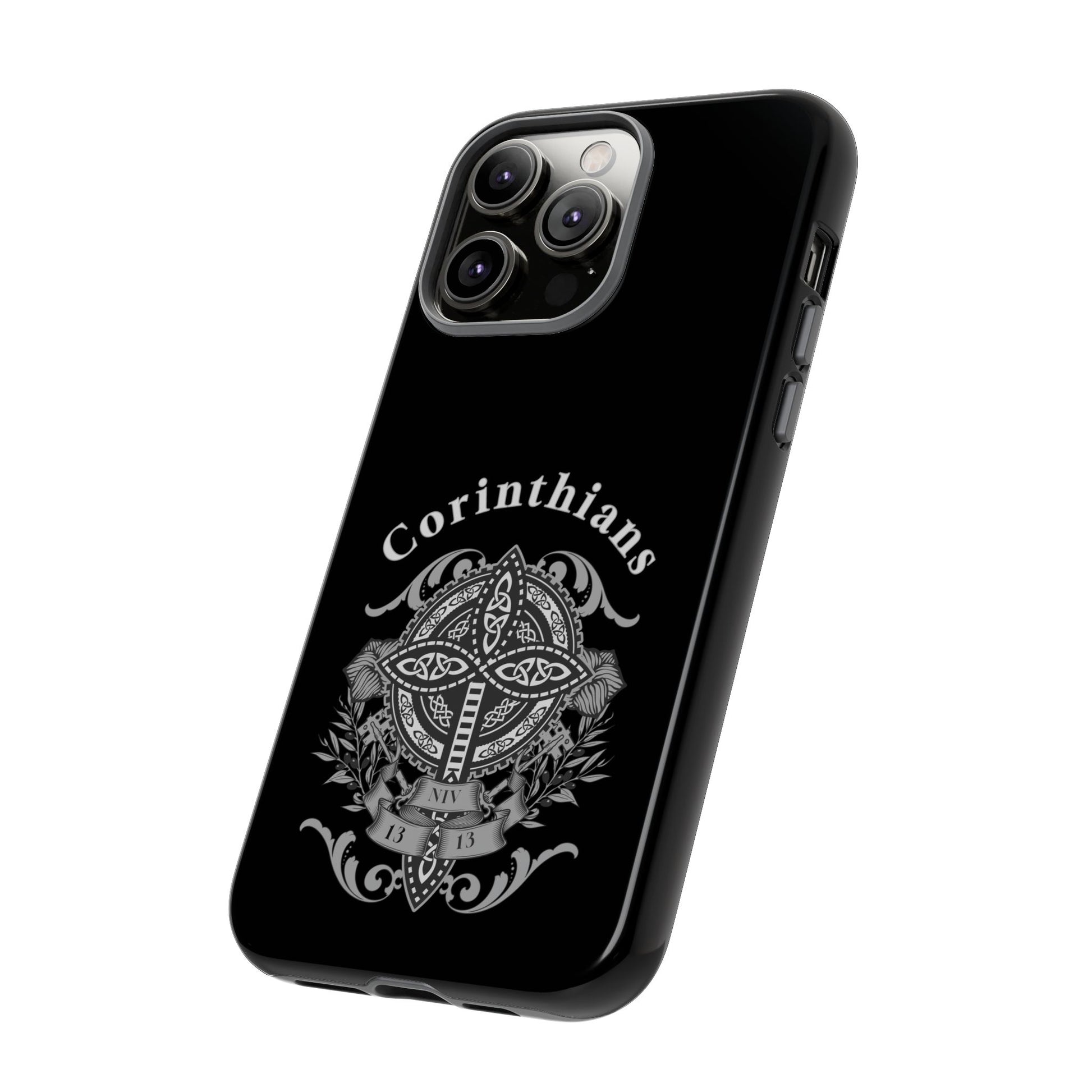 Corinthians Tough Case: Durable Phone Protection, Christian Gift, Unique Design, Trendy Accessory, Faith-Based Style