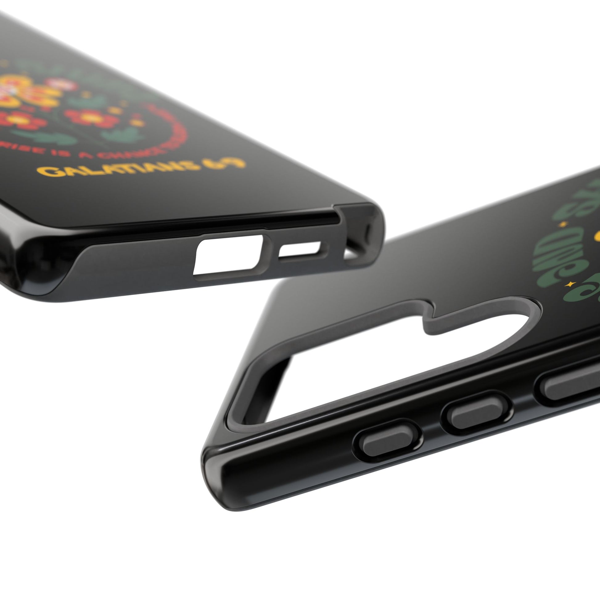 Floral "Rise and Shine" Galatians 6:9 Phone Case – Motivational Christian Gift