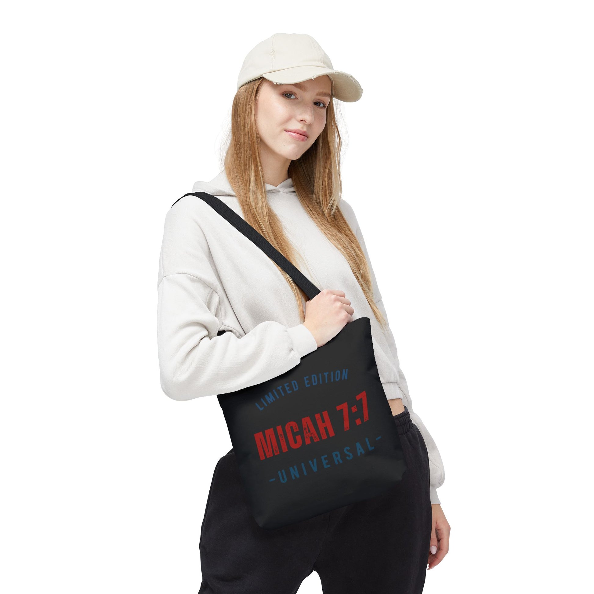Limited Edition Micah 7:1 Tote Bag - Universal Design for Everyday Use, Gift, Eco-Friendly, Daily Essentials, Faith-Inspired