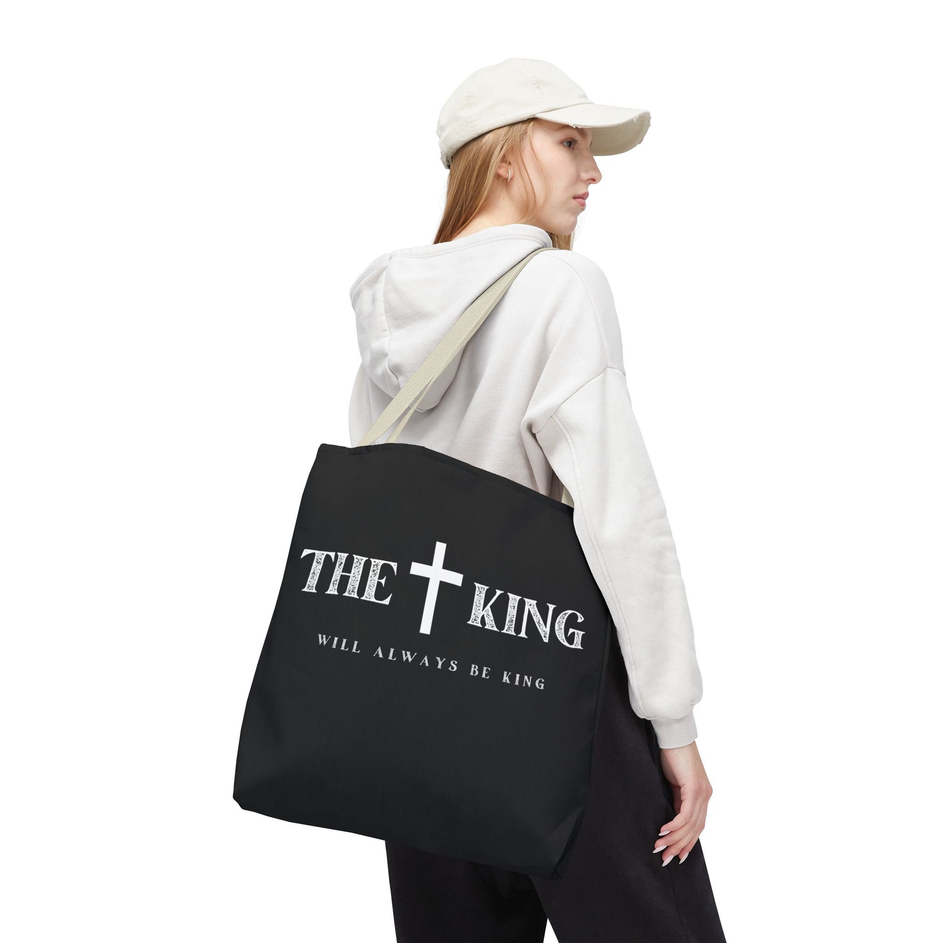 Faith-Inspired Tote Bag, Christian Tote, Shopping Bag, Bible Verse Bag, Gift for Believers, Church Accessory