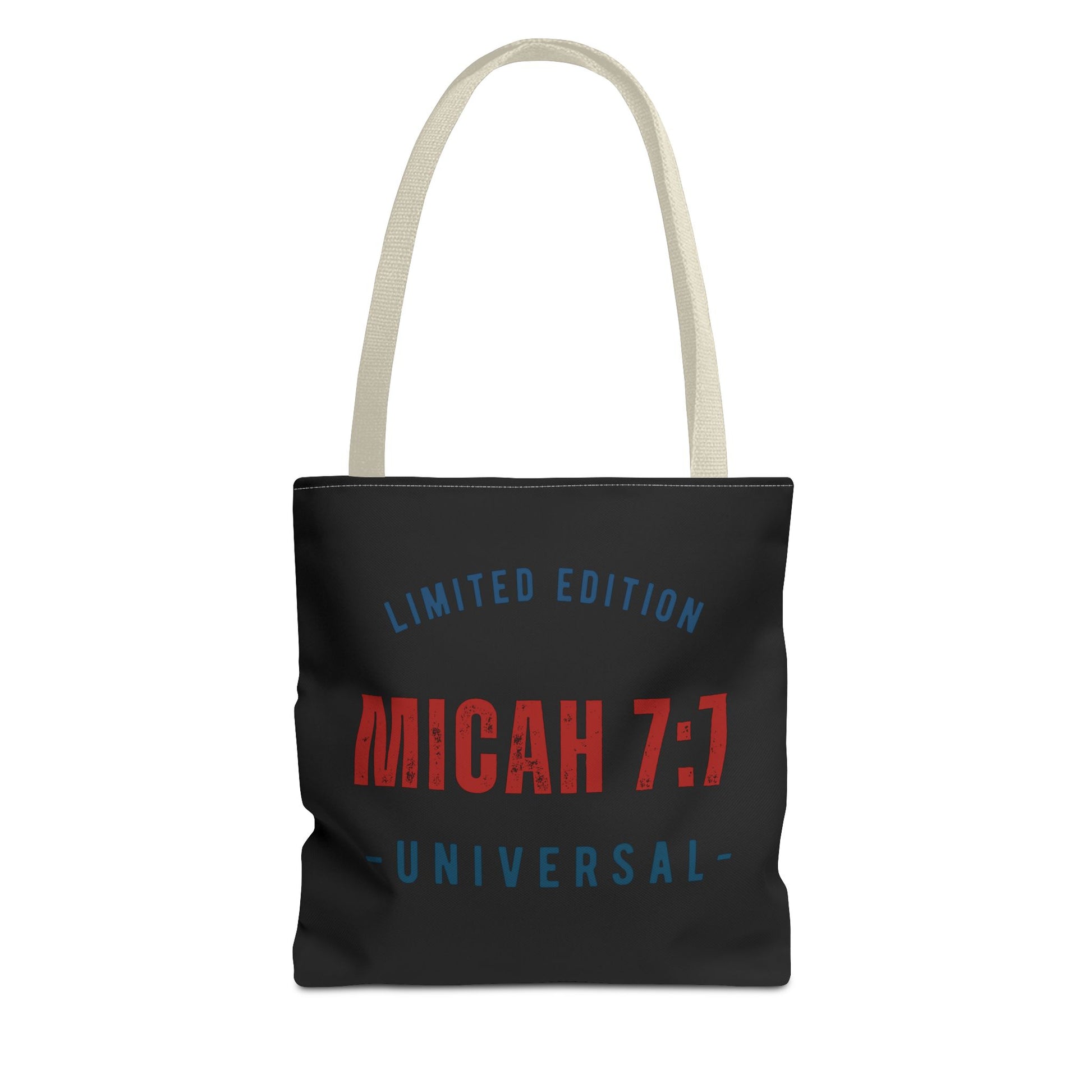 Limited Edition Micah 7:1 Tote Bag - Universal Design for Everyday Use, Gift, Eco-Friendly, Daily Essentials, Faith-Inspired