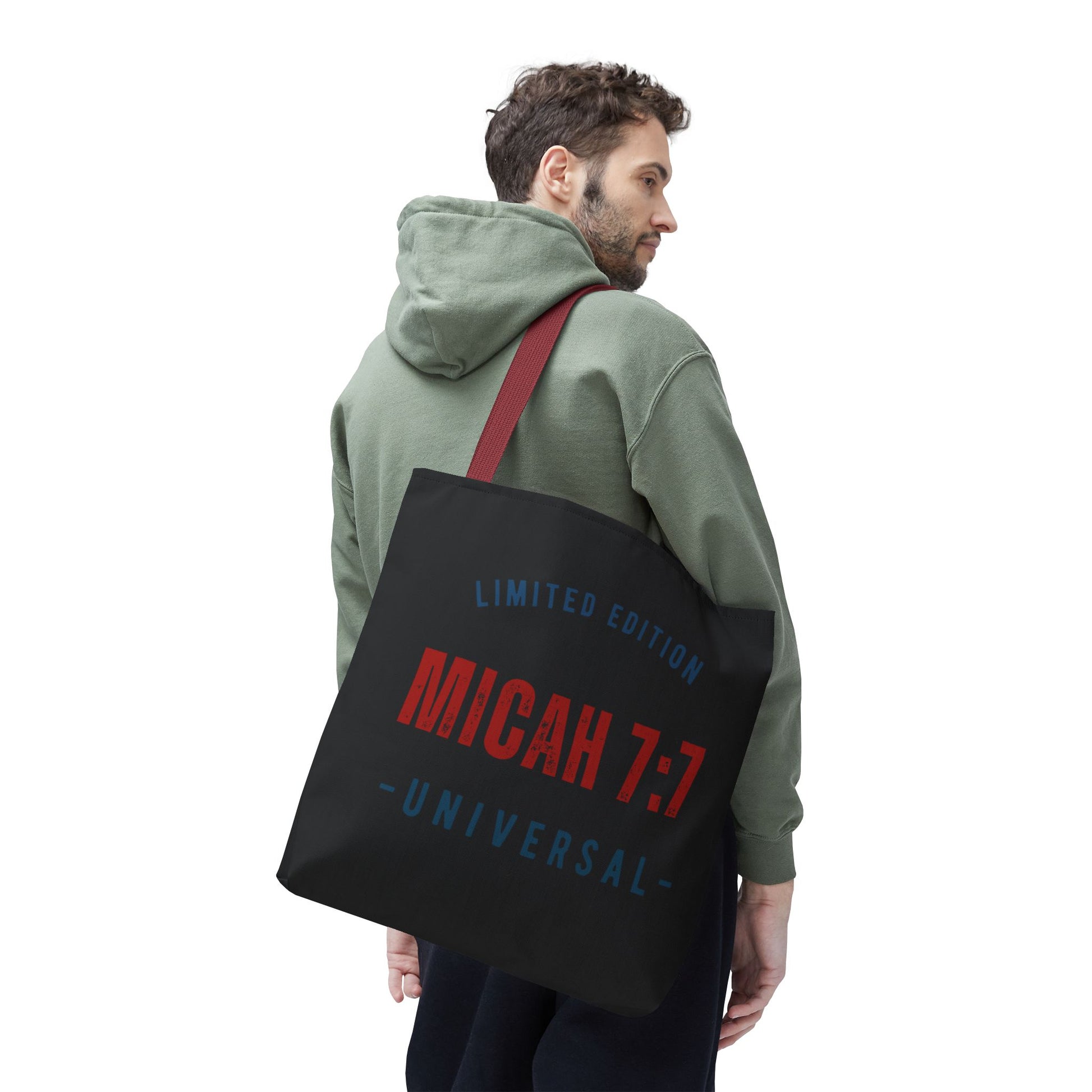 Limited Edition Micah 7:1 Tote Bag - Universal Design for Everyday Use, Gift, Eco-Friendly, Daily Essentials, Faith-Inspired