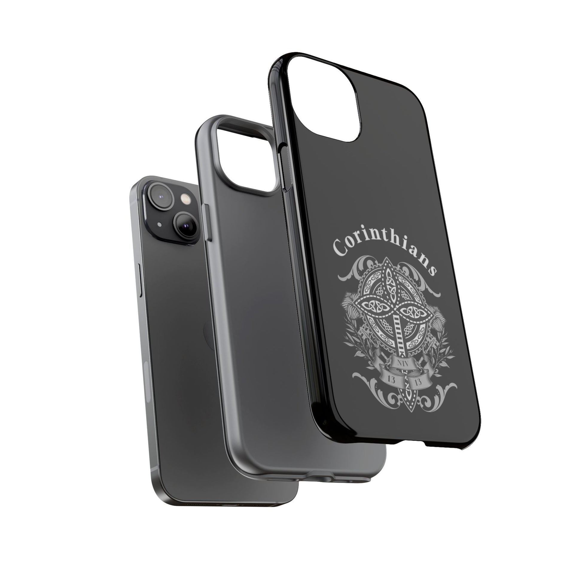 Corinthians Tough Case: Durable Phone Protection, Christian Gift, Unique Design, Trendy Accessory, Faith-Based Style
