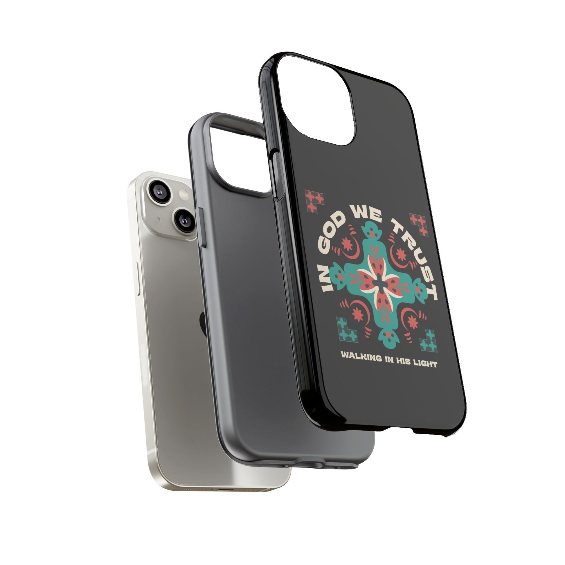 Tough Cases - In God We Trust Phone Case, Spiritual Phone Protector, Christian Cell Cover, Faith-based Accessory, Inspirational Gift