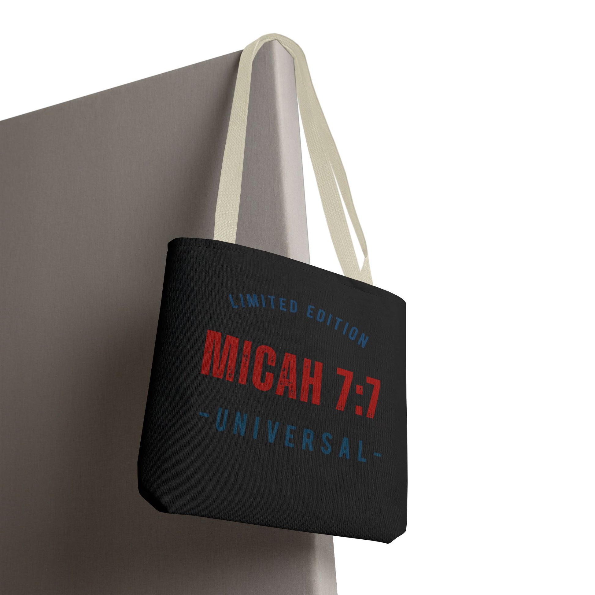 Limited Edition Micah 7:1 Tote Bag - Universal Design for Everyday Use, Gift, Eco-Friendly, Daily Essentials, Faith-Inspired