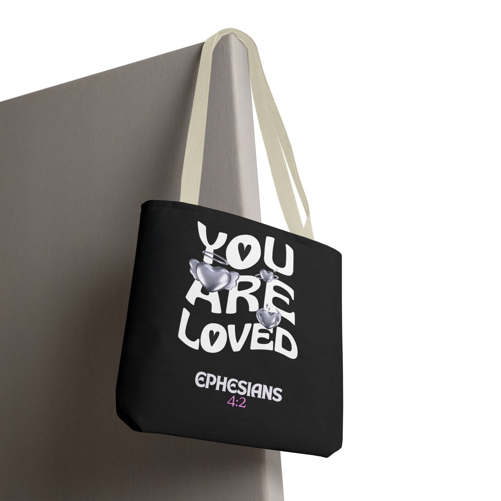 ⭐ "You Are Loved" Tote Bag – Ephesians 4:2