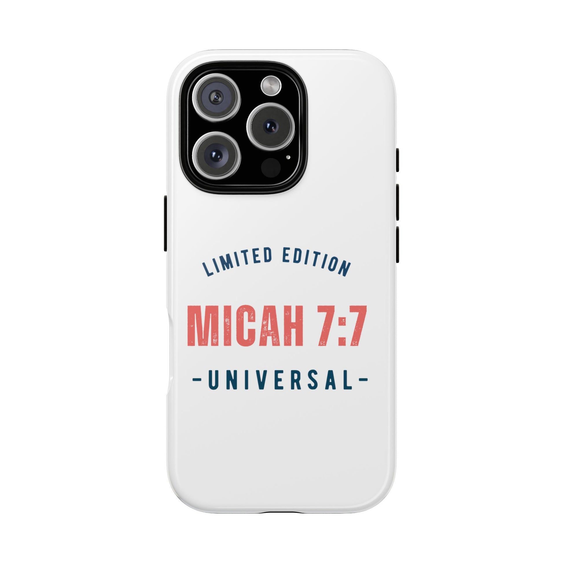 ⭐ Micah 7:7 Limited Edition Phone Case | Inspirational Gift | Tough Protective Case for Christians | Bible Verse Merchandise