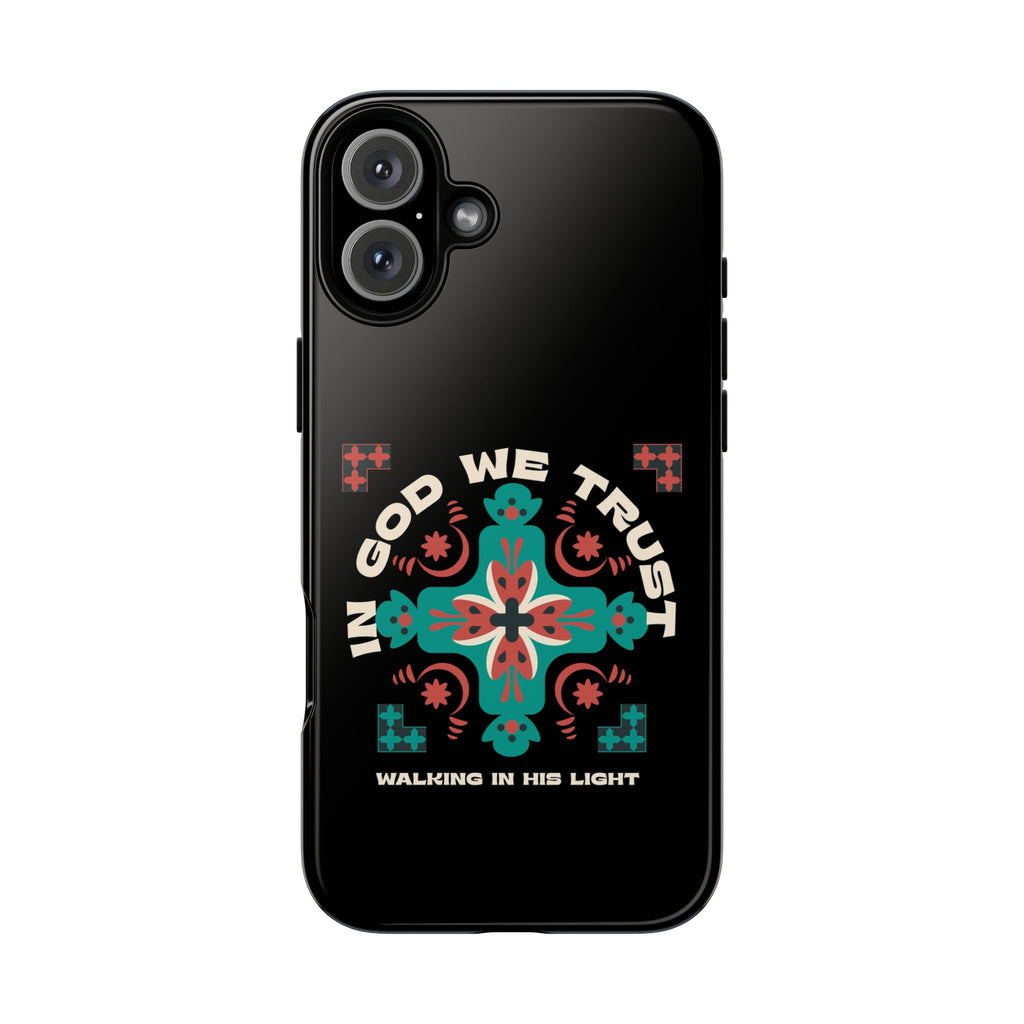 Tough Cases - In God We Trust Phone Case, Spiritual Phone Protector, Christian Cell Cover, Faith-based Accessory, Inspirational Gift