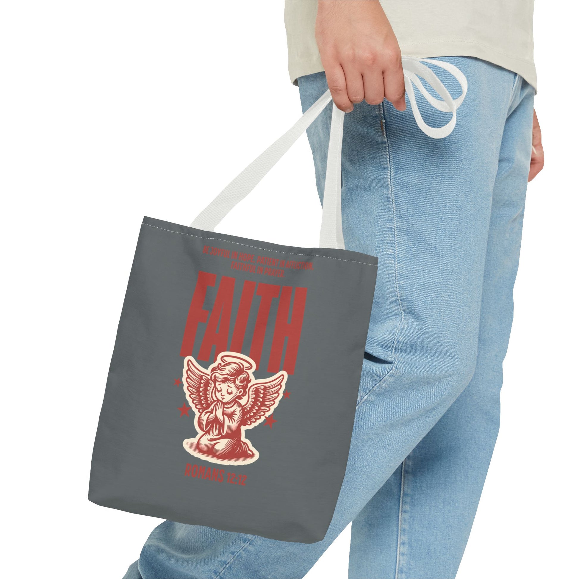 Faith-Inspired Tote Bag: Stylish & Versatile, Gift for Holidays, Shopping, Encouragement, Inspirational Gift, Eco-Friendly Bag