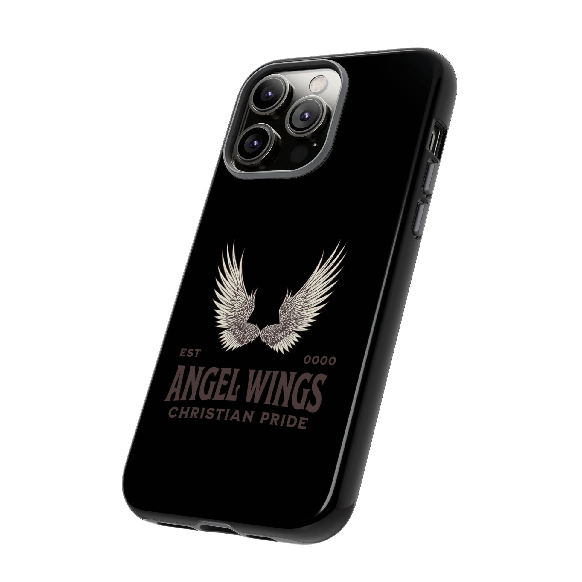 Angel Wings Phone Case - Tough Cases for Christian Pride, Unique Gift, Stylish Protection, Everyday Use, Angelic Design