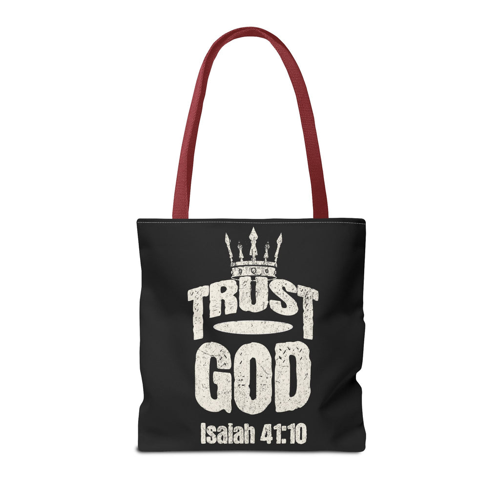 ✝️ Trust God – Isaiah 41:10 Christian Tote Bag