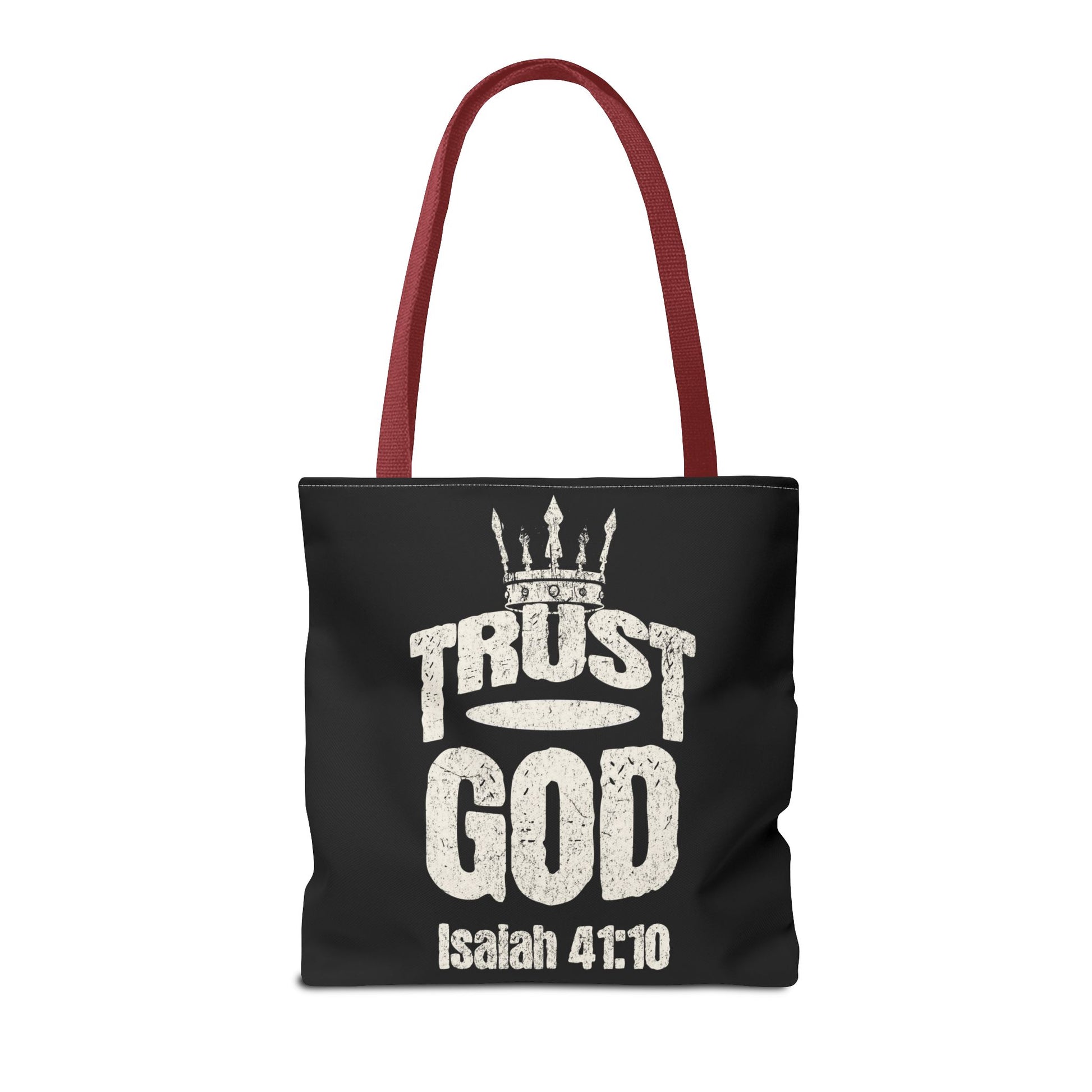 ✝️ Trust God – Isaiah 41:10 Christian Tote Bag