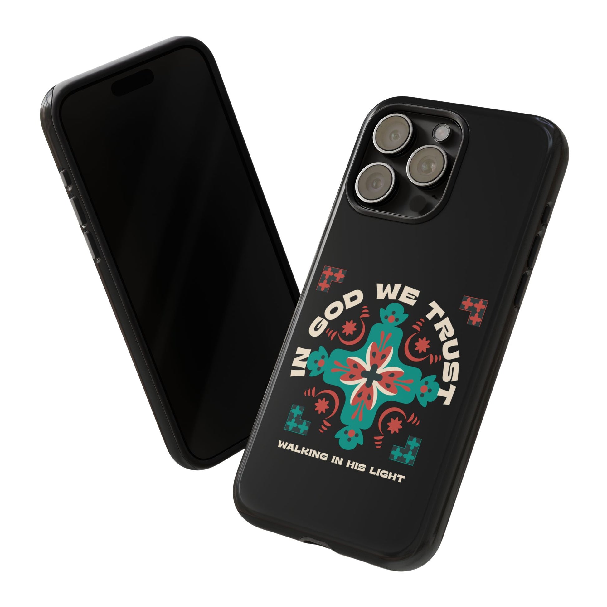Tough Cases - In God We Trust Phone Case, Spiritual Phone Protector, Christian Cell Cover, Faith-based Accessory, Inspirational Gift