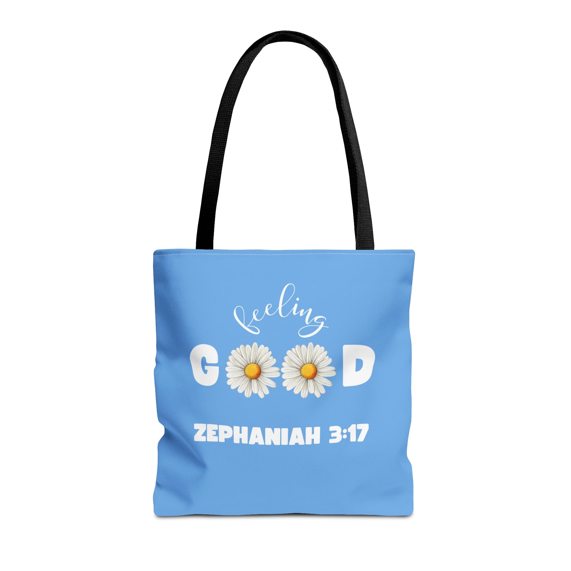 Inspirational Tote Bag - Feeling Good, Floral Design, Scripture Quote, Motivational Gift, Everyday Use, Church Events
