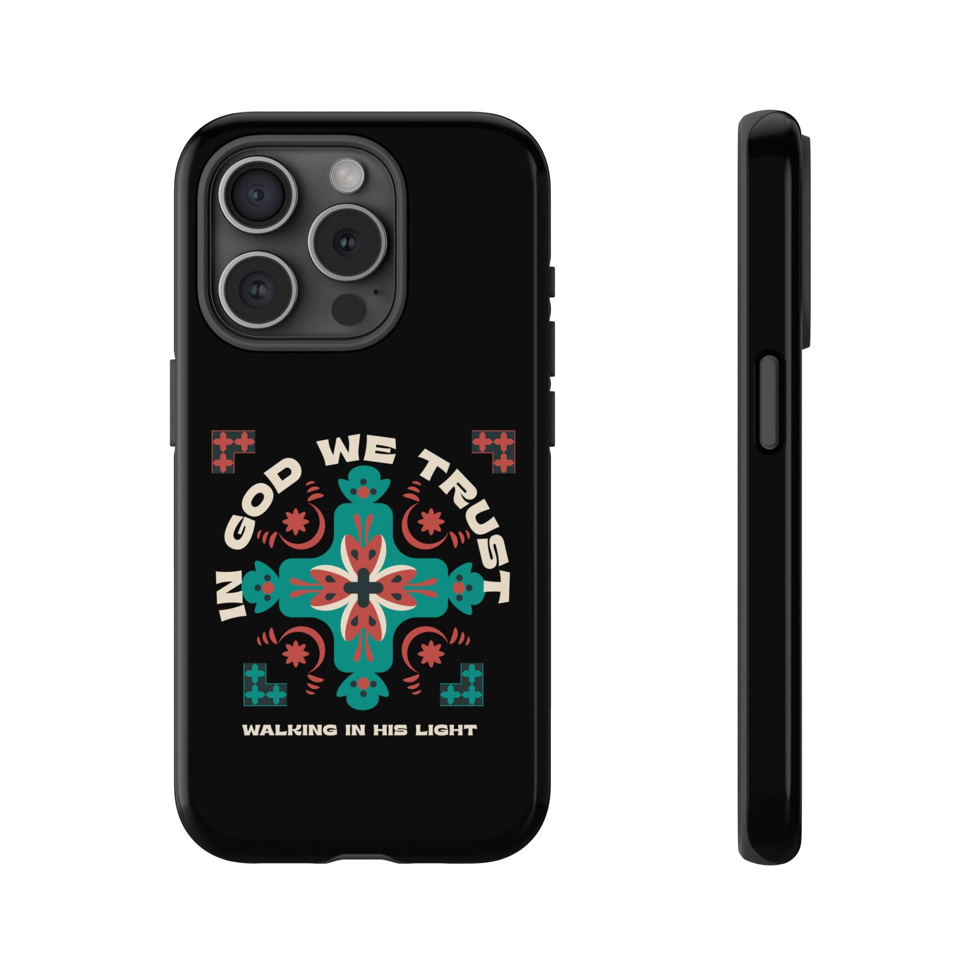 Tough Cases - In God We Trust Phone Case, Spiritual Phone Protector, Christian Cell Cover, Faith-based Accessory, Inspirational Gift