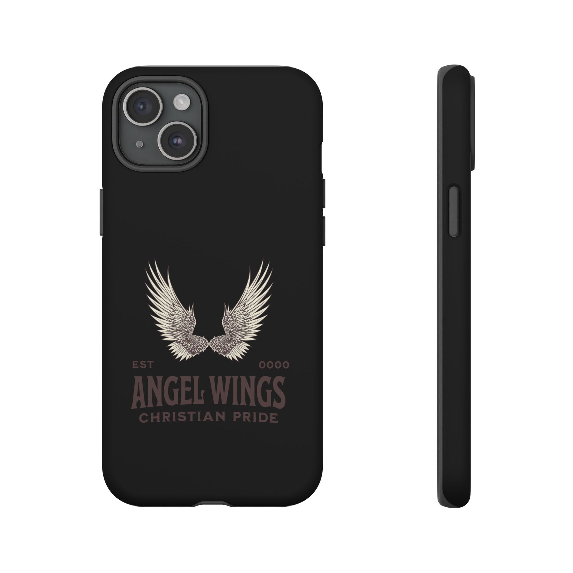 Angel Wings Phone Case - Tough Cases for Christian Pride, Unique Gift, Stylish Protection, Everyday Use, Angelic Design