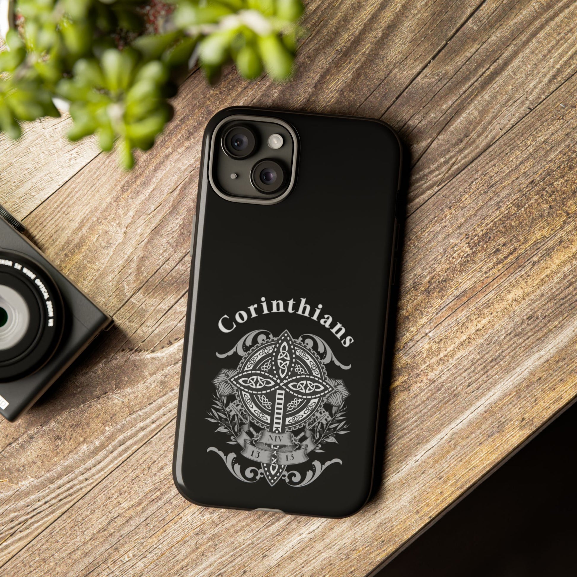 Corinthians Tough Case: Durable Phone Protection, Christian Gift, Unique Design, Trendy Accessory, Faith-Based Style