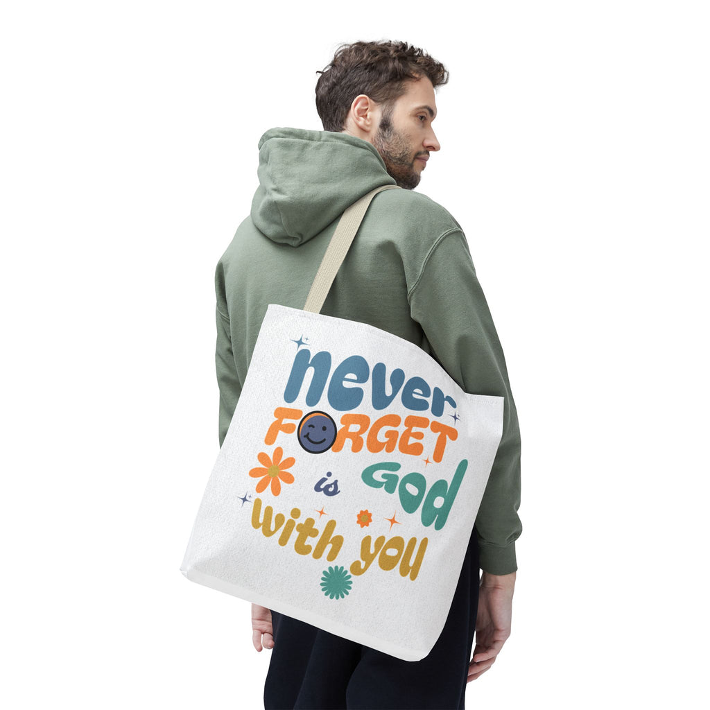 ⭐ Never Forget Tote Bag – Deuteronomy 31:6