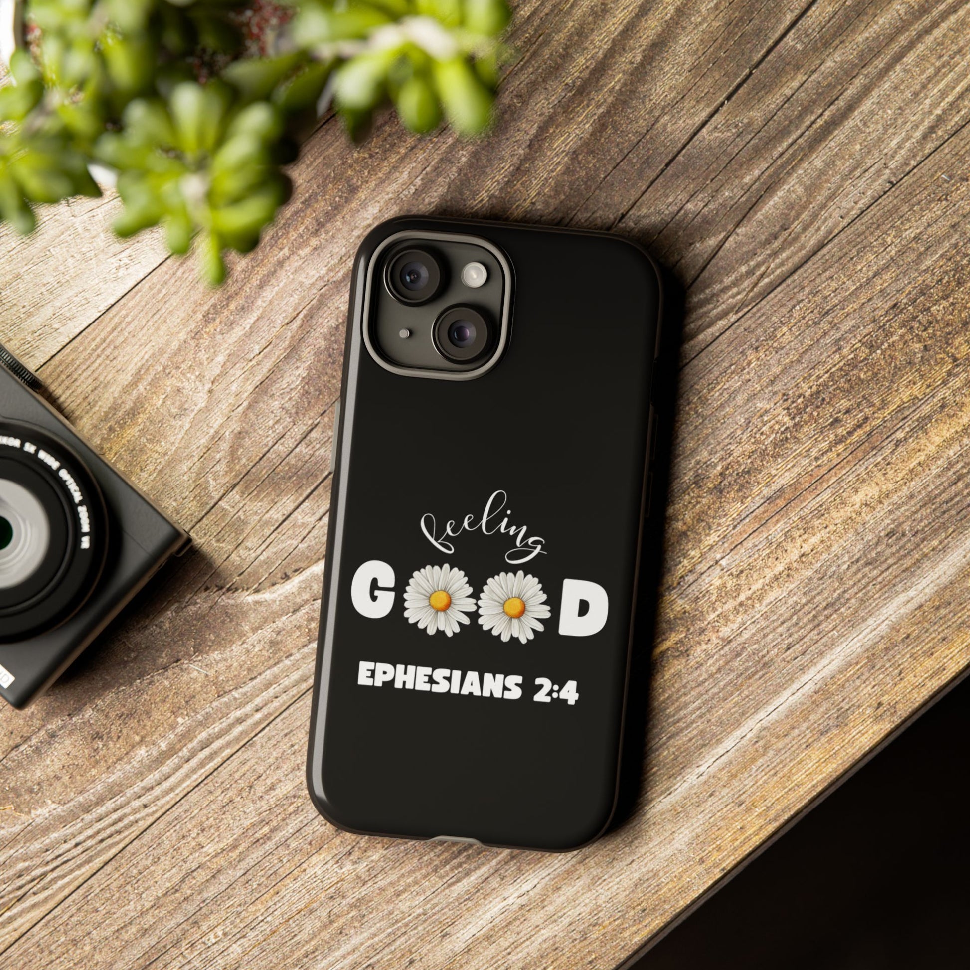 Ephesians 2:4 Floral Phone Case, Inspirational iPhone Cover, Tough Cases for Positivity, Motivational Gift for Friends, Spring Accessories