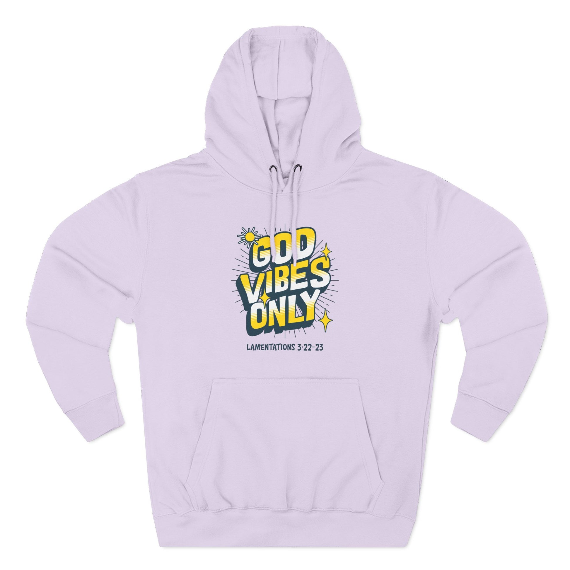 God Vibes Only Hoodie, Soft Fleece Sweatshirt, Inspirational Apparel, Unisex Hoodie Gift, Cozy Casual Wear