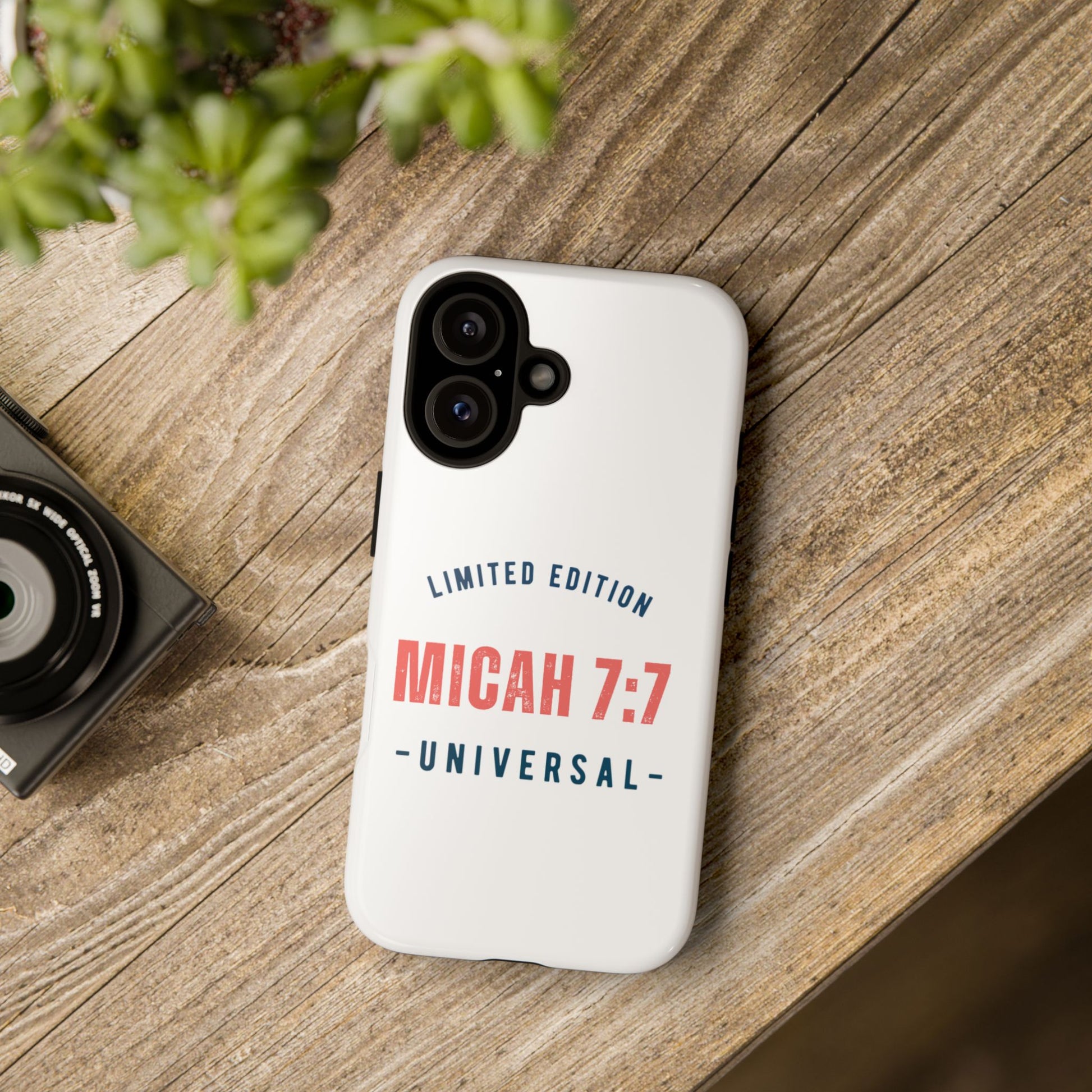 ⭐ Micah 7:7 Limited Edition Phone Case | Inspirational Gift | Tough Protective Case for Christians | Bible Verse Merchandise