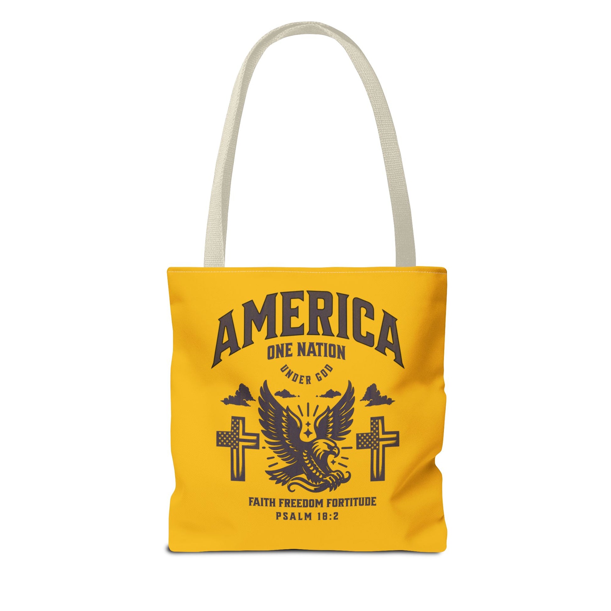 ⭐ America Faith Tote Bag – Bold Patriotic & Faith Statement