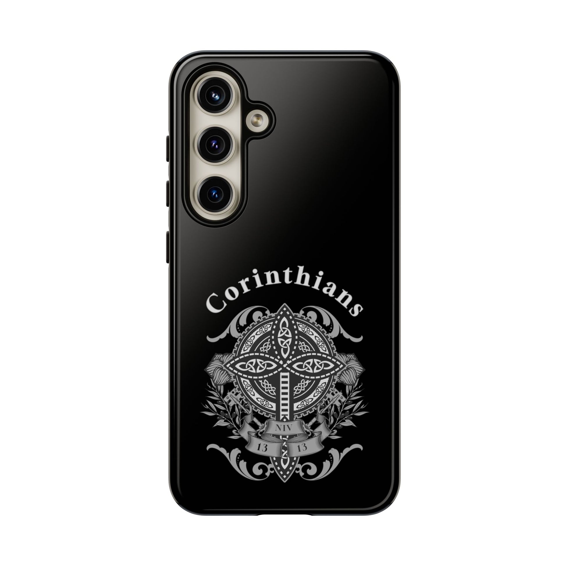 Corinthians Tough Case: Durable Phone Protection, Christian Gift, Unique Design, Trendy Accessory, Faith-Based Style