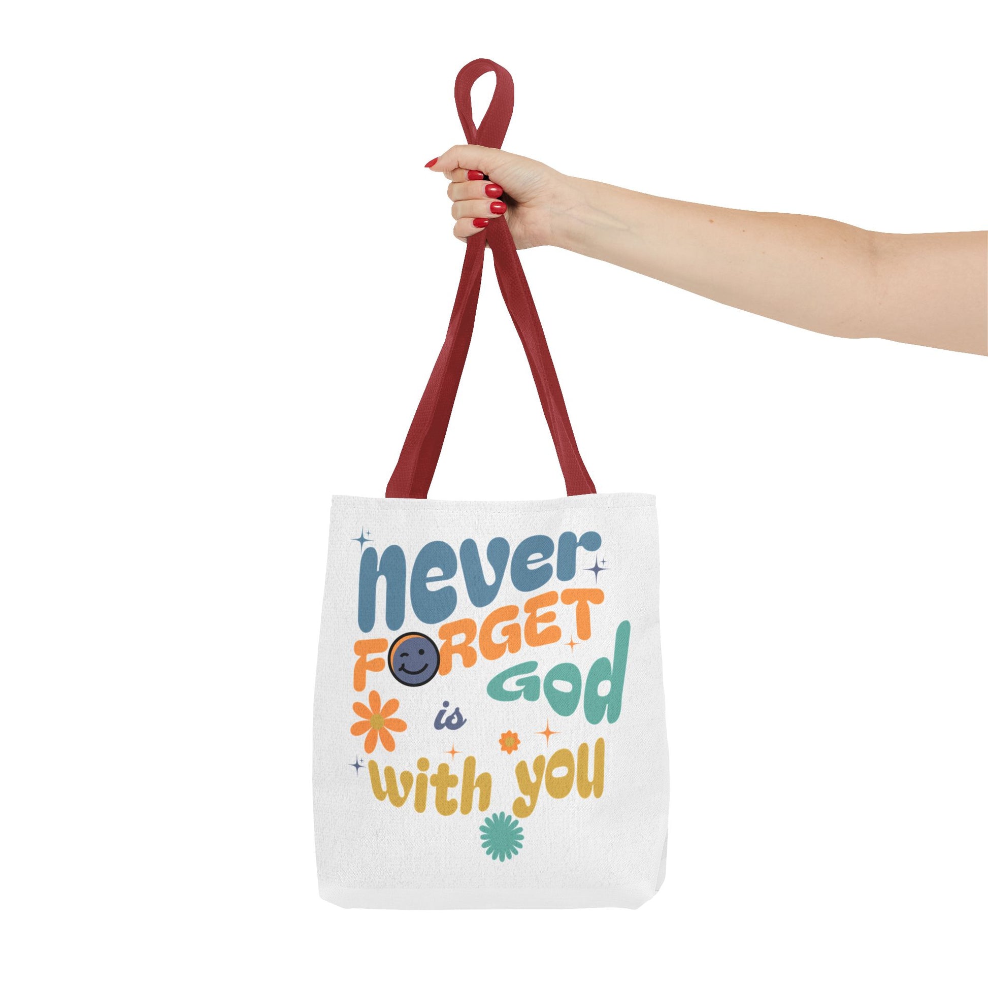 ⭐ Never Forget Tote Bag – Deuteronomy 31:6