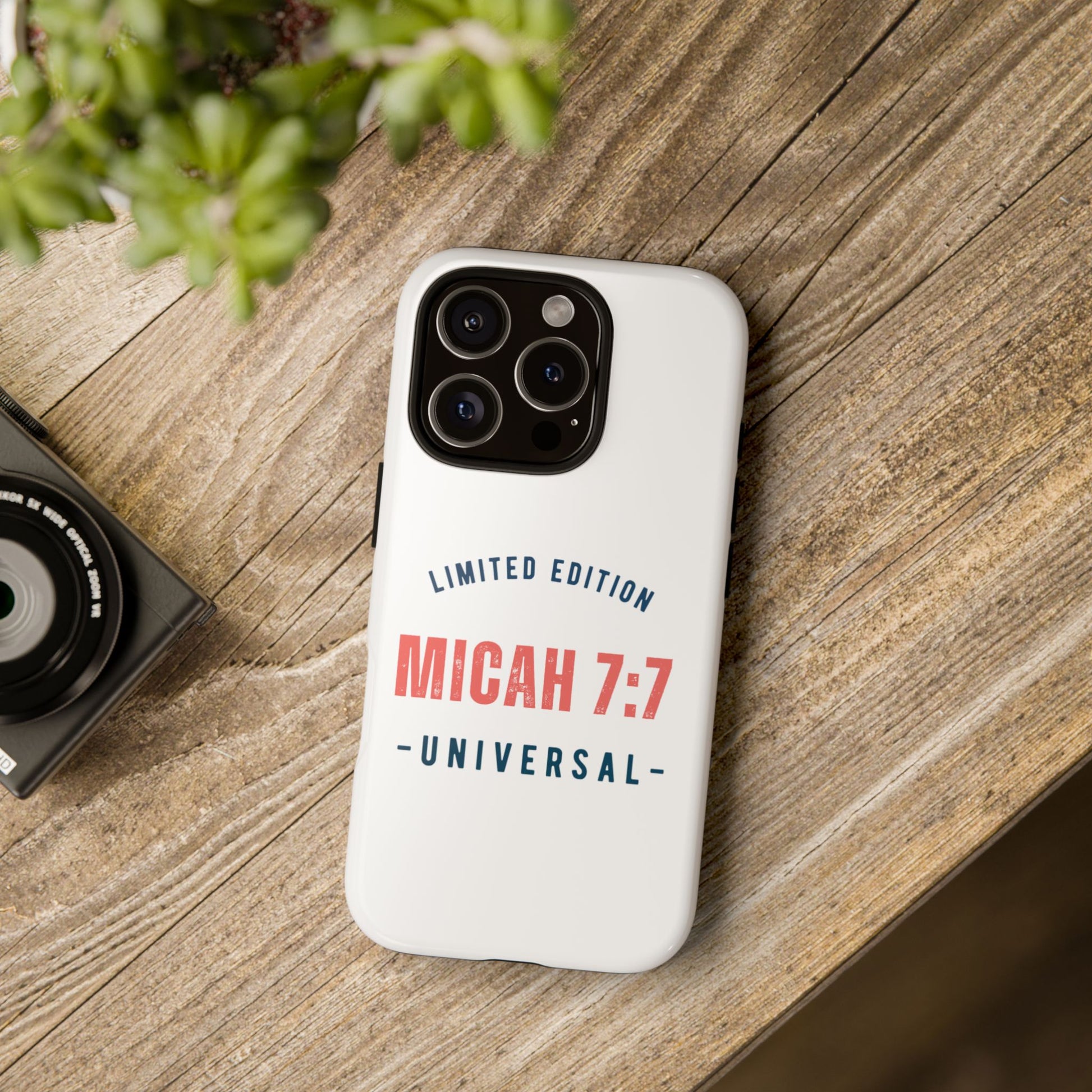 ⭐ Micah 7:7 Limited Edition Phone Case | Inspirational Gift | Tough Protective Case for Christians | Bible Verse Merchandise