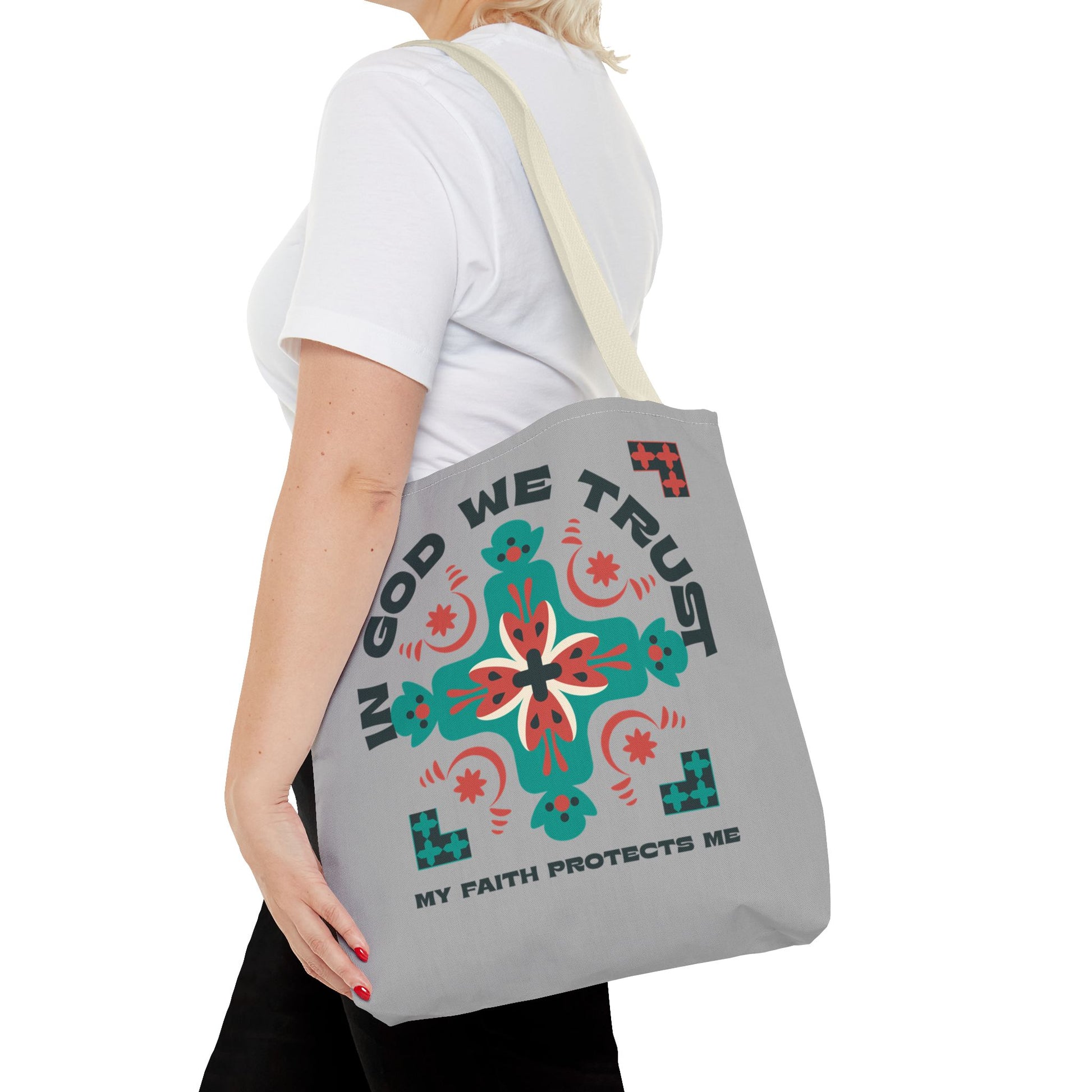 Faith-Inspired Tote Bag, Spiritual Shopper, Inspirational Gift, Religious Tote, Christian Accessory, Everyday Use