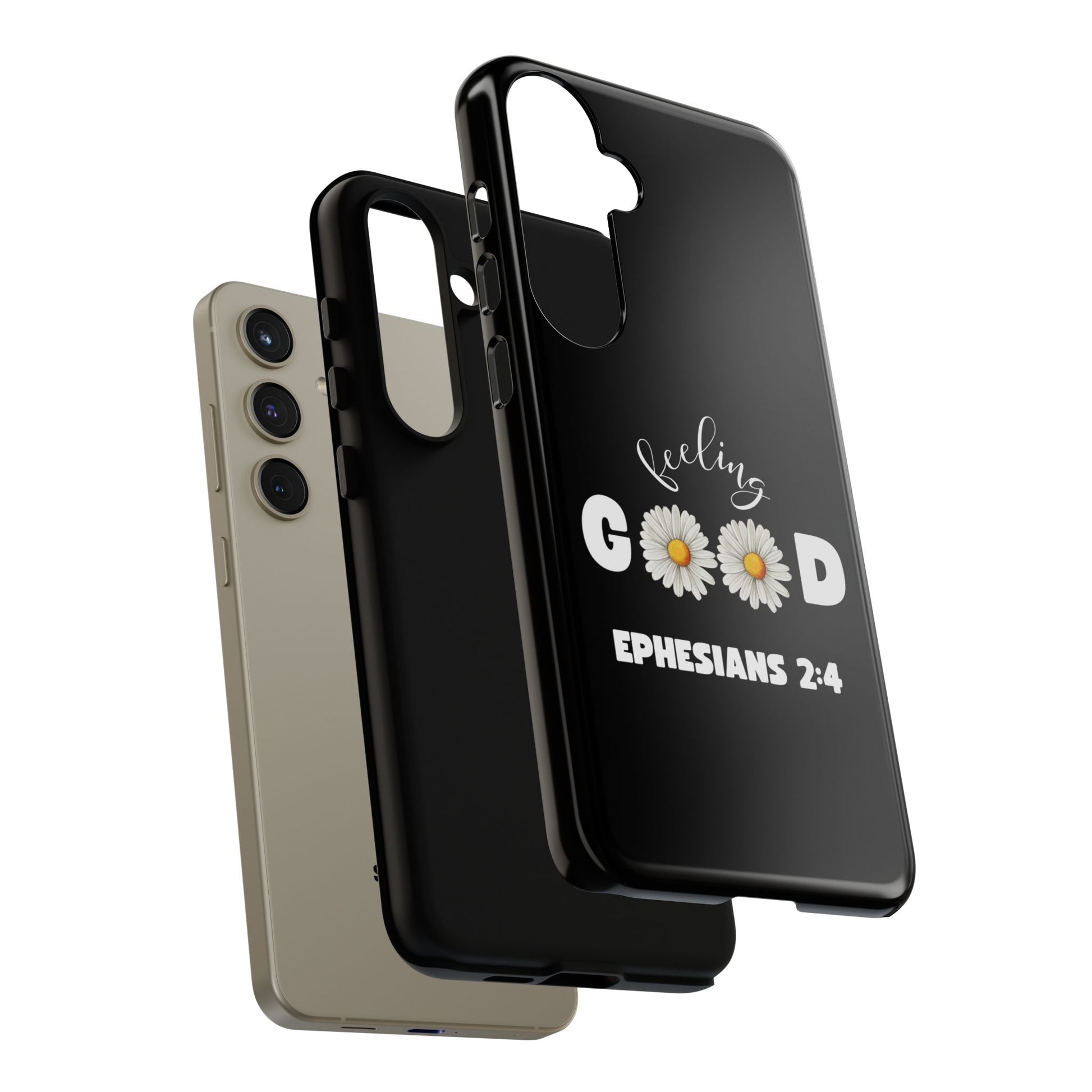Ephesians 2:4 Floral Phone Case, Inspirational iPhone Cover, Tough Cases for Positivity, Motivational Gift for Friends, Spring Accessories