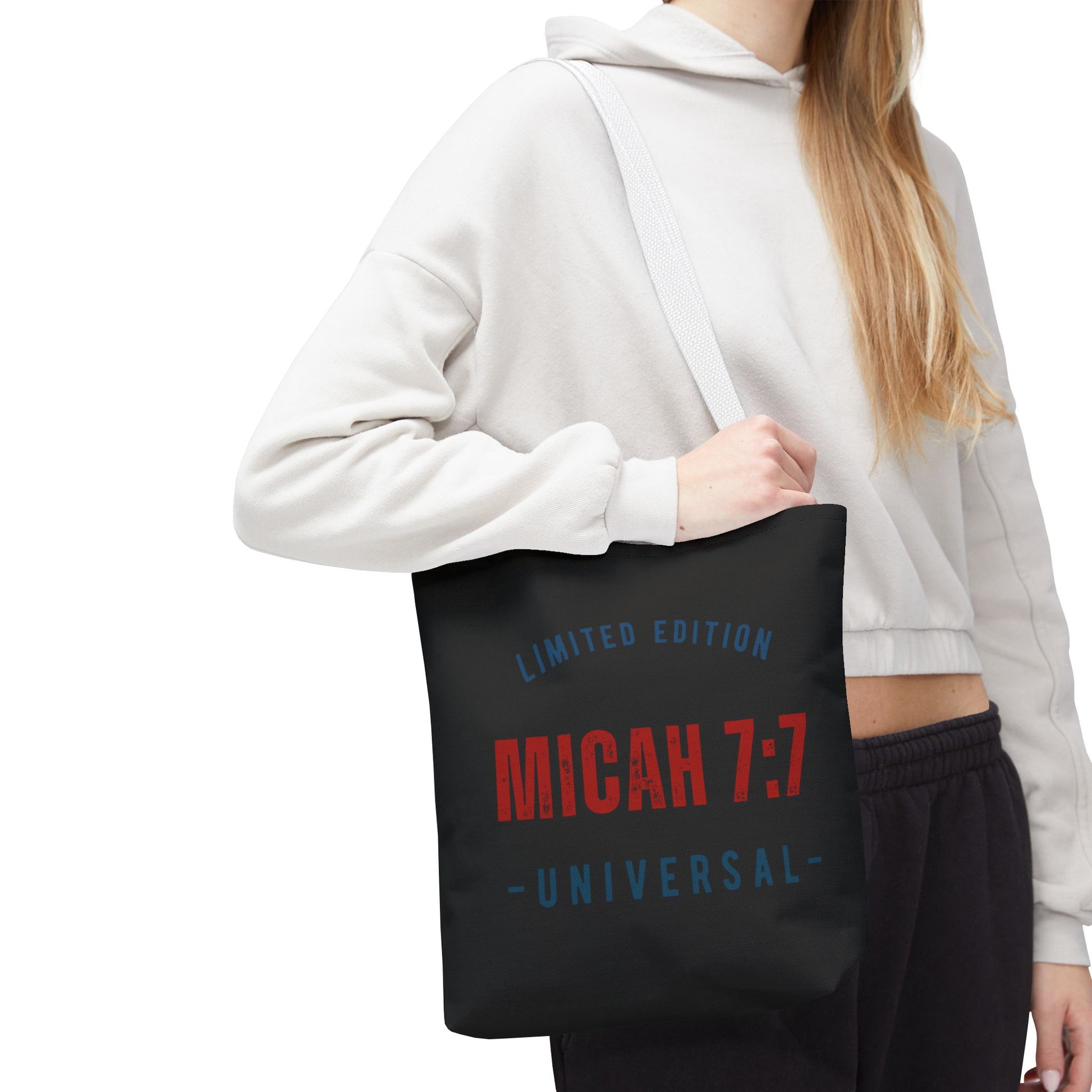 Limited Edition Micah 7:1 Tote Bag - Universal Design for Everyday Use, Gift, Eco-Friendly, Daily Essentials, Faith-Inspired