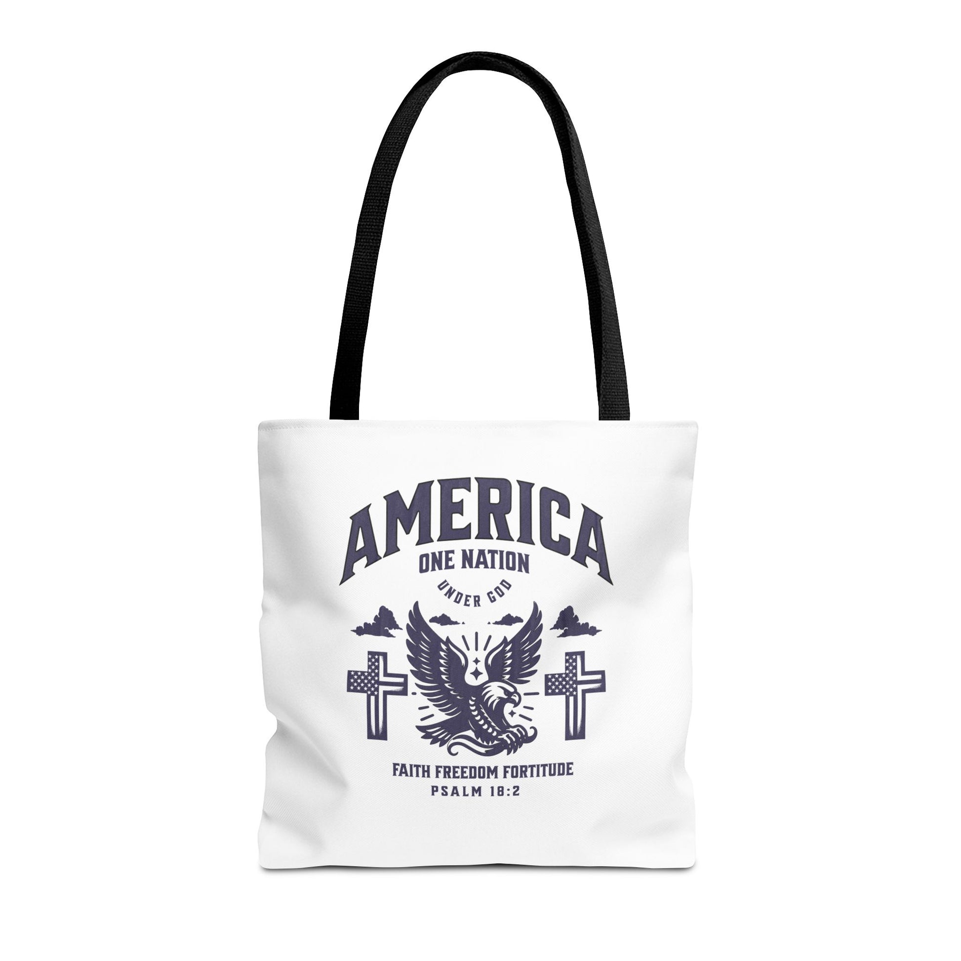 ⭐ America Faith Tote Bag – Bold Patriotic & Faith Statement