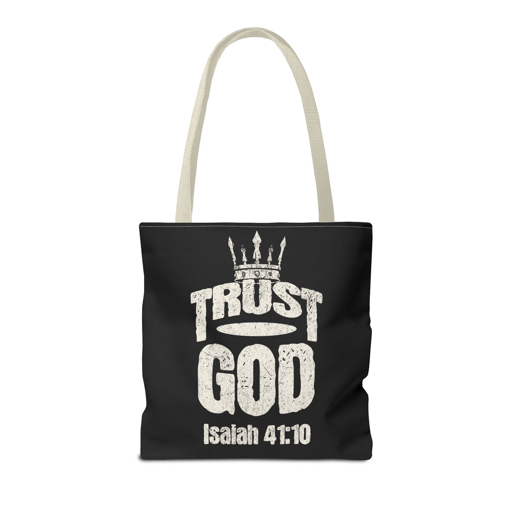✝️ Trust God – Isaiah 41:10 Christian Tote Bag