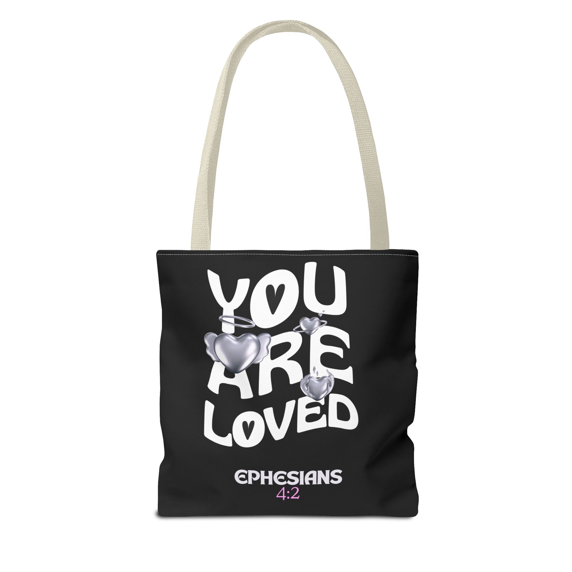 ⭐ "You Are Loved" Tote Bag – Ephesians 4:2