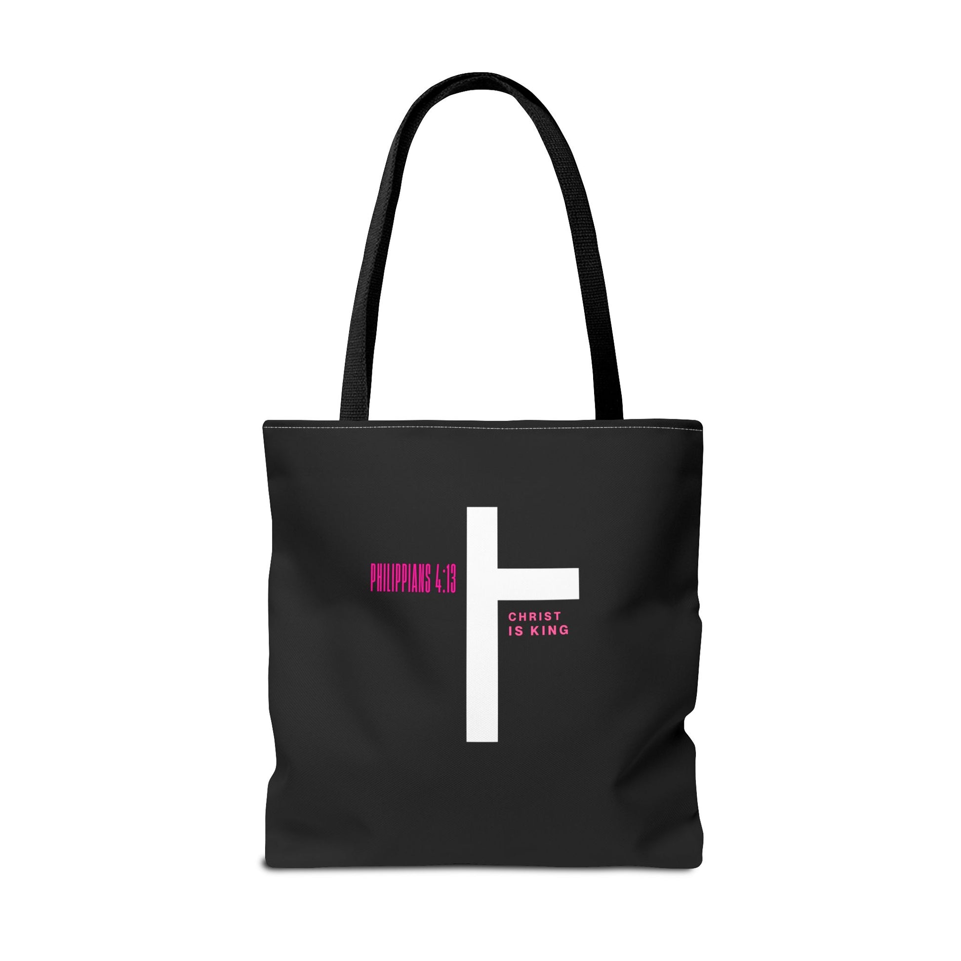 ⭐ Philippians 4:13 Tote Bag – Faith & Strength Statement Bag