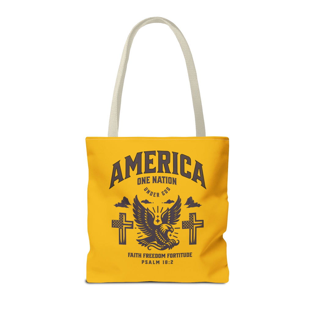 ⭐ America Faith Tote Bag – Bold Patriotic & Faith Statement