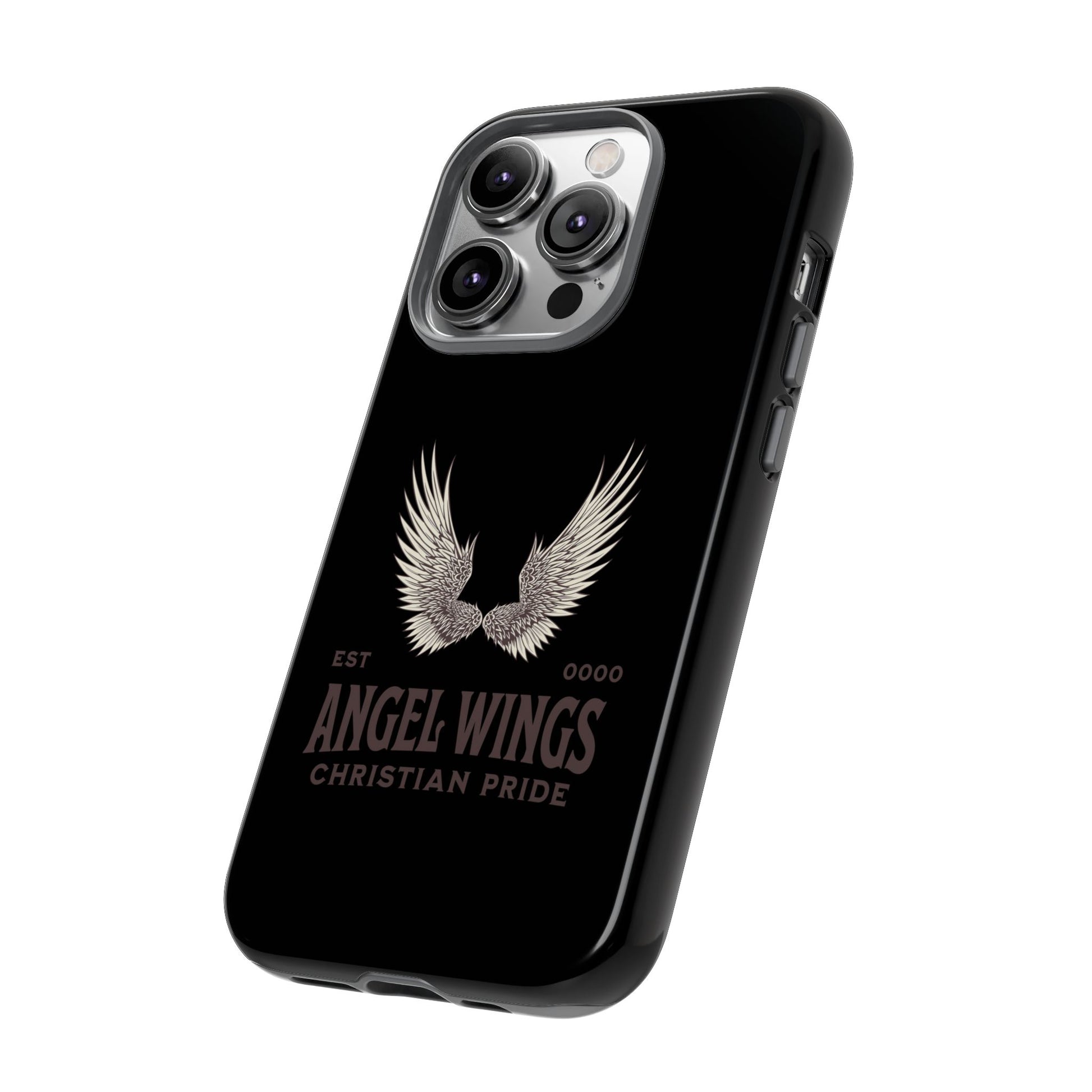 Angel Wings Phone Case - Tough Cases for Christian Pride, Unique Gift, Stylish Protection, Everyday Use, Angelic Design