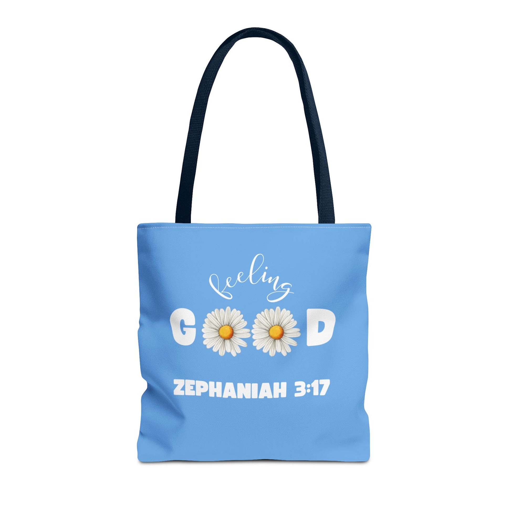 Inspirational Tote Bag - Feeling Good, Floral Design, Scripture Quote, Motivational Gift, Everyday Use, Church Events