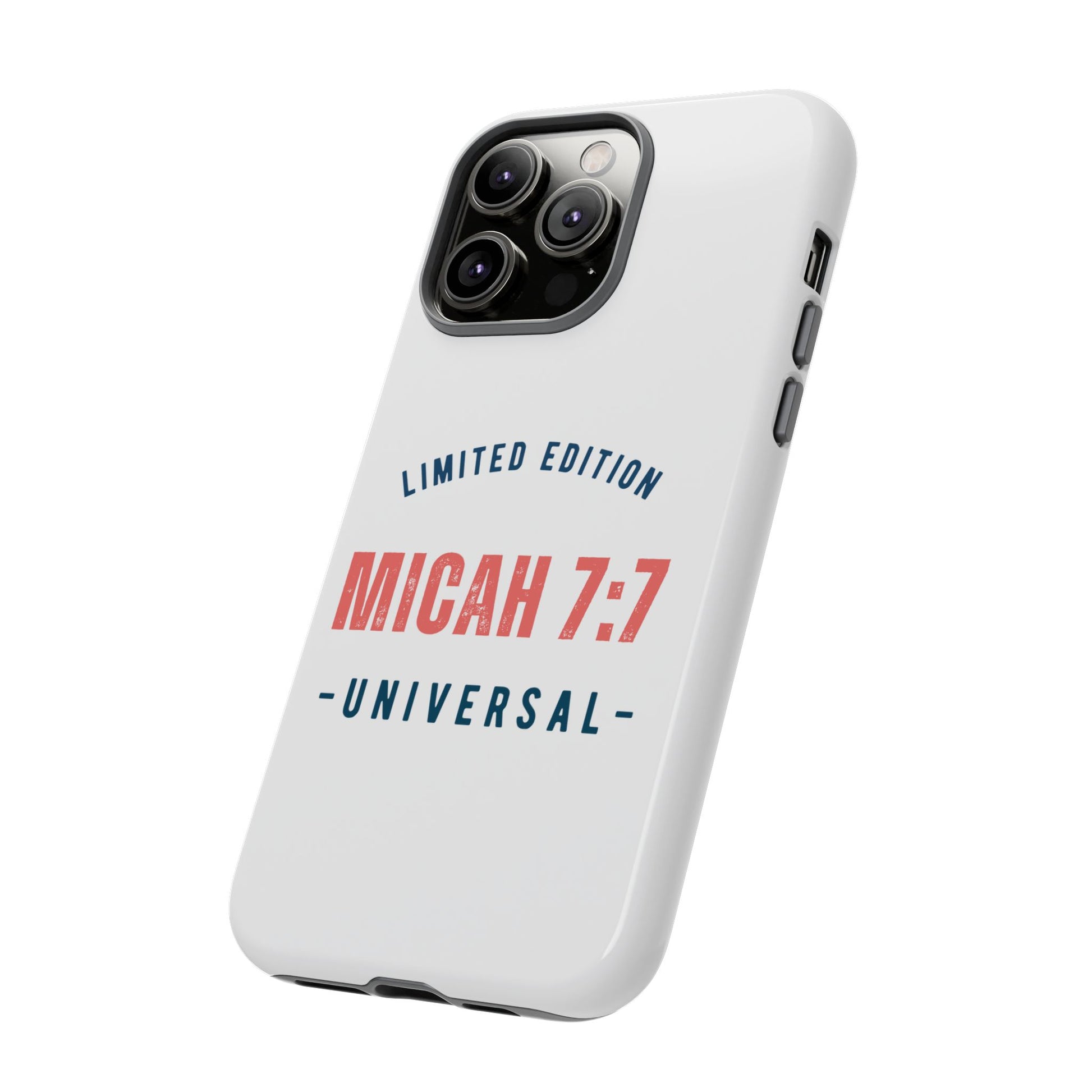 ⭐ Micah 7:7 Limited Edition Phone Case | Inspirational Gift | Tough Protective Case for Christians | Bible Verse Merchandise